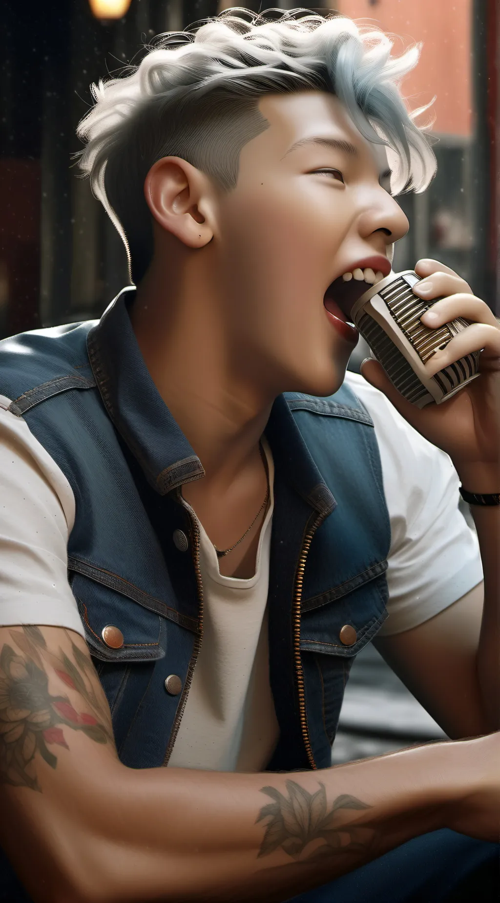 ai character: Chinese kid  background