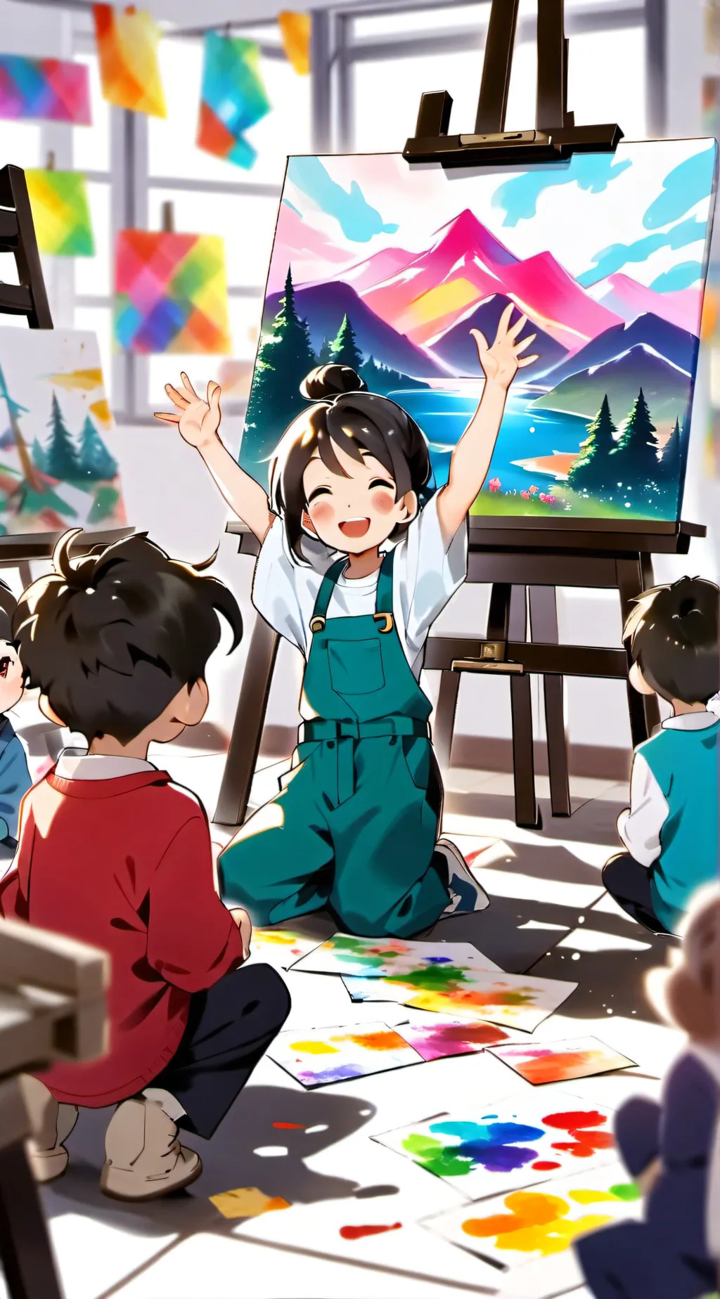 ai character: daycare  background