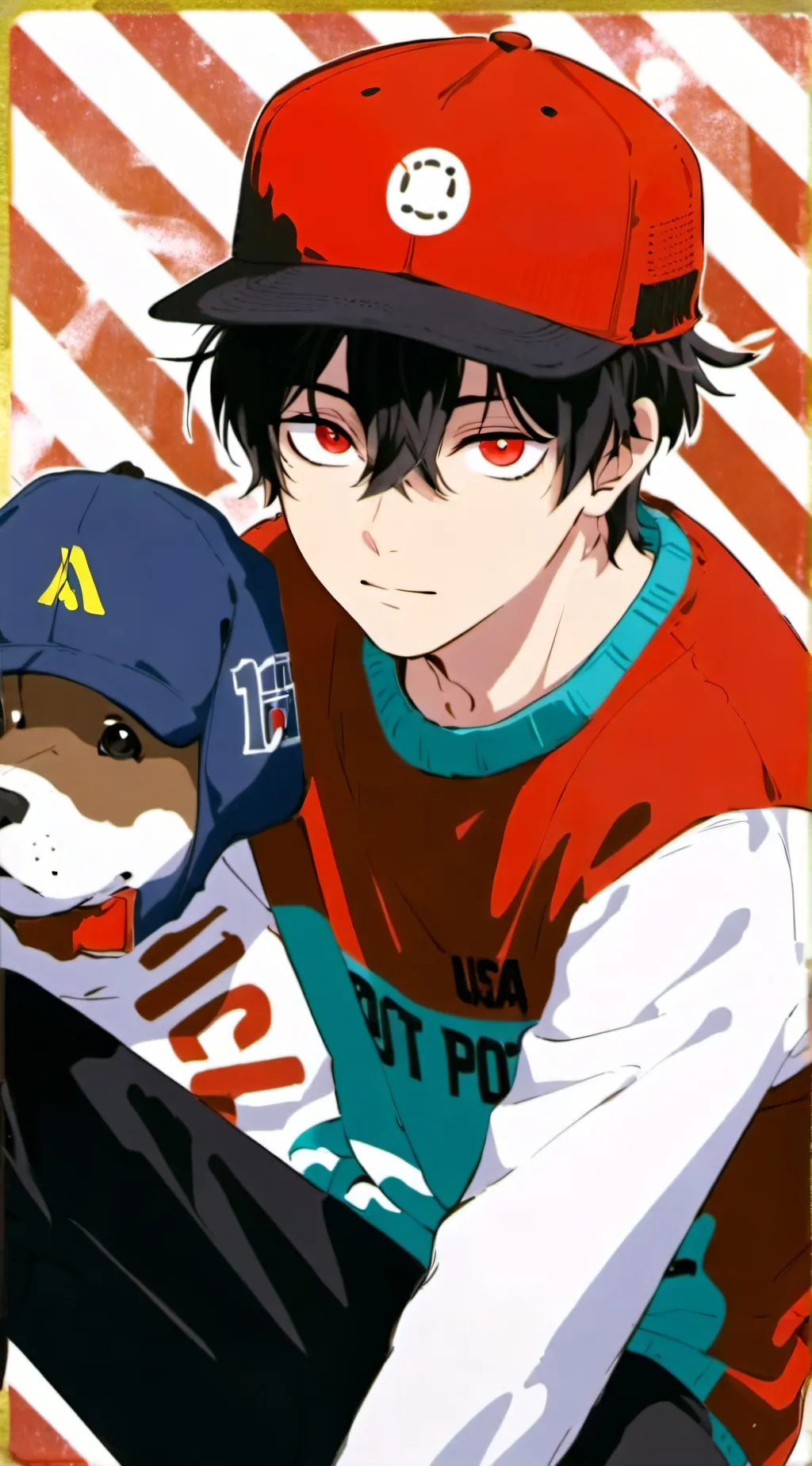 ai character: Hunkio background