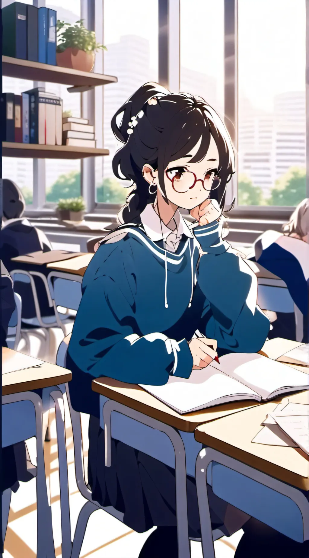 ai character: *~komi~* background