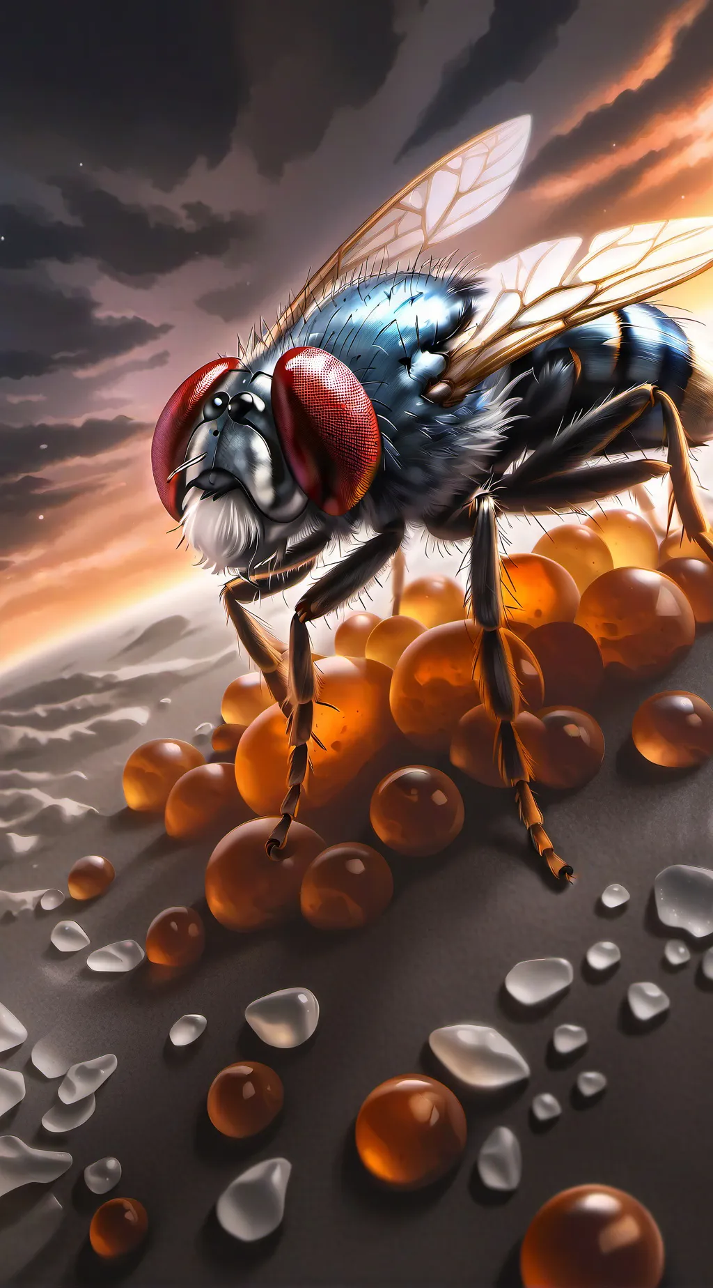 ai character: Fly background