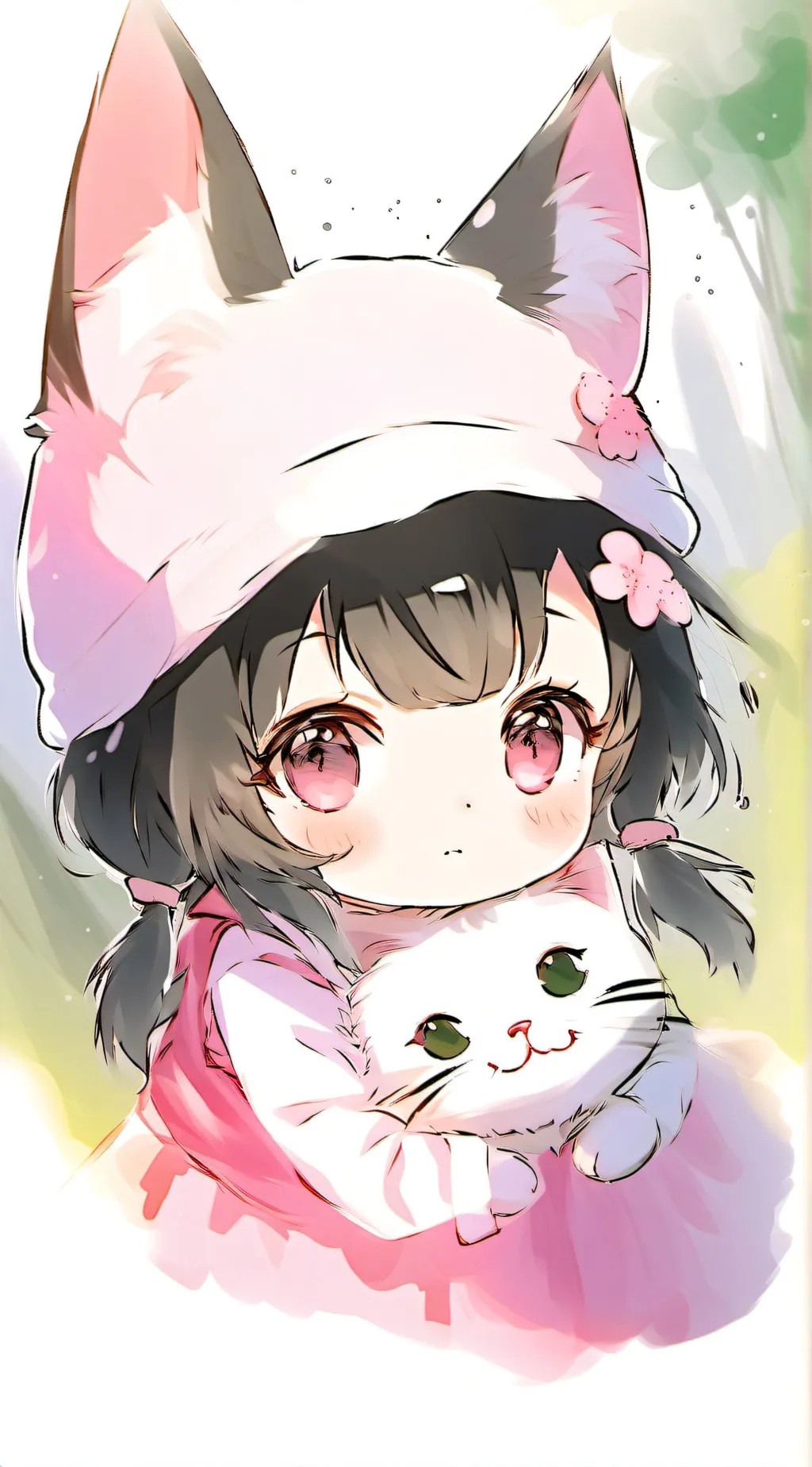 ai character: Mini  mimmi  background