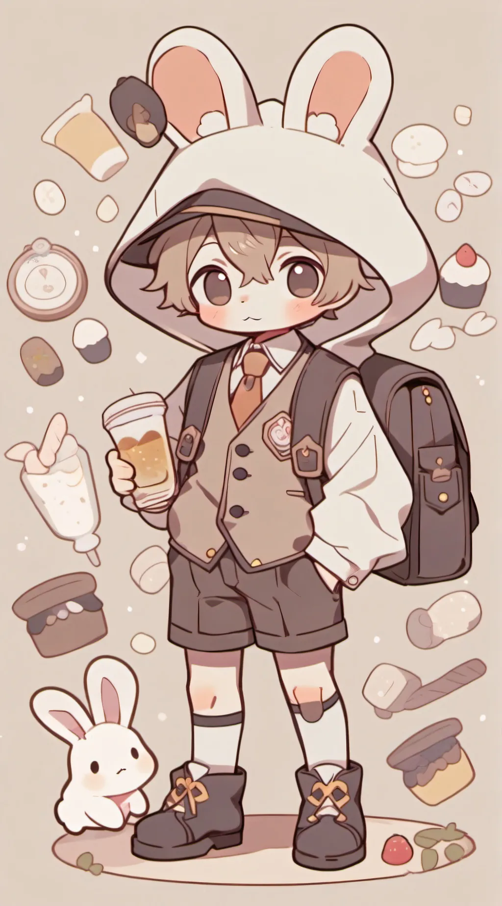 ai character: ×| Aether |× background