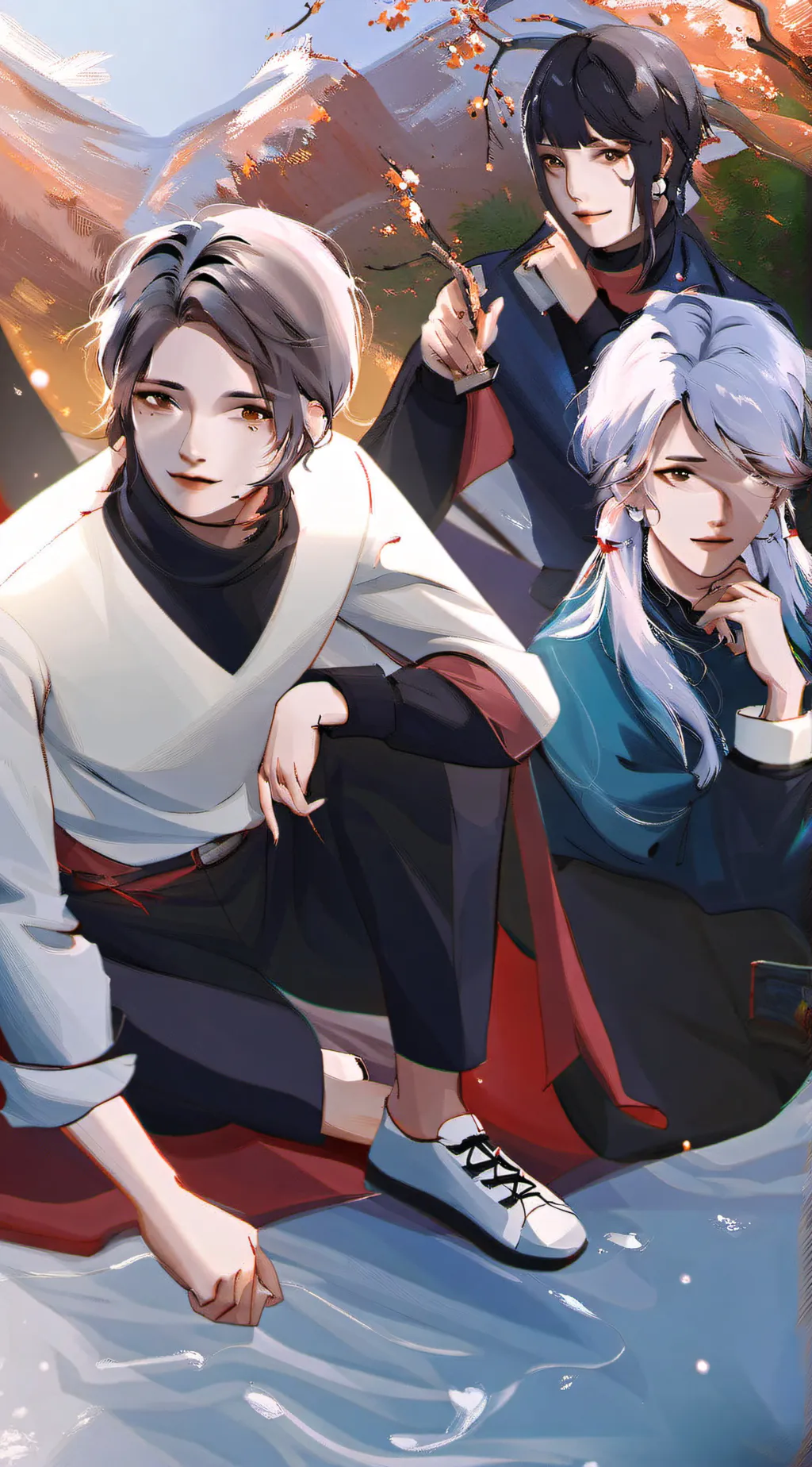 ai character: Your group  background