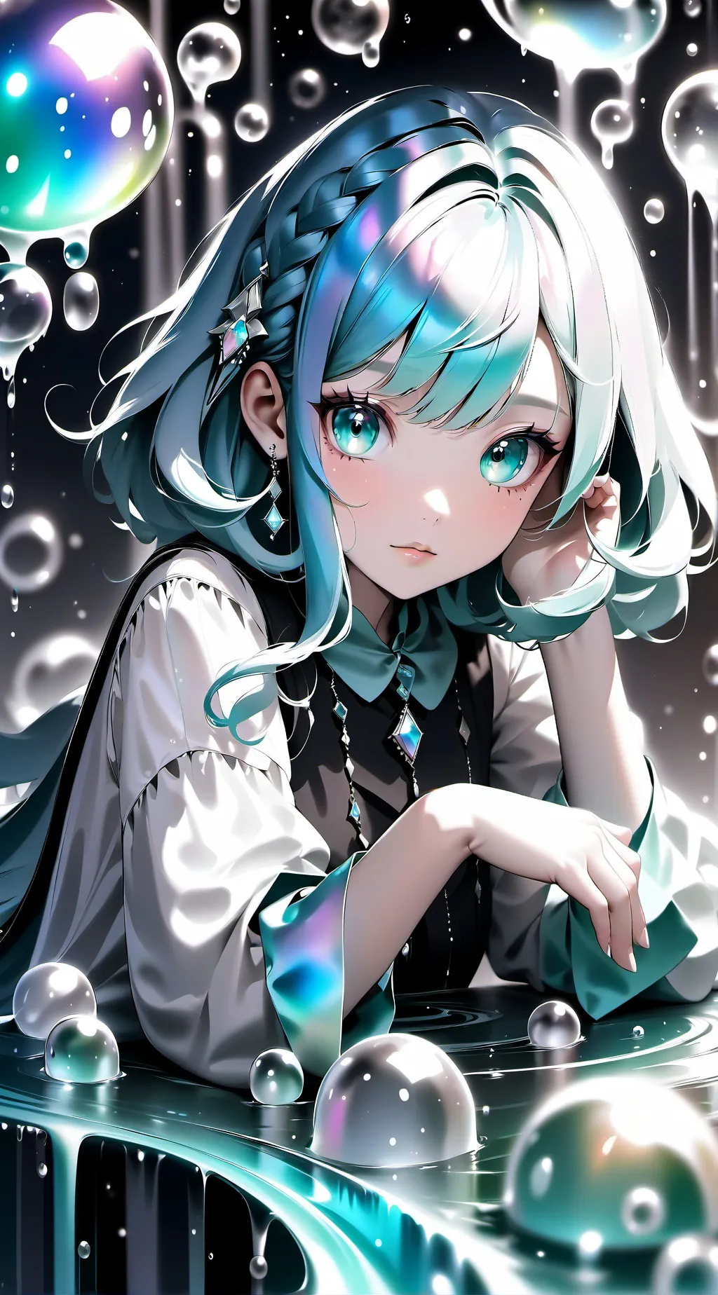 ai character: your gf cuteeeee background