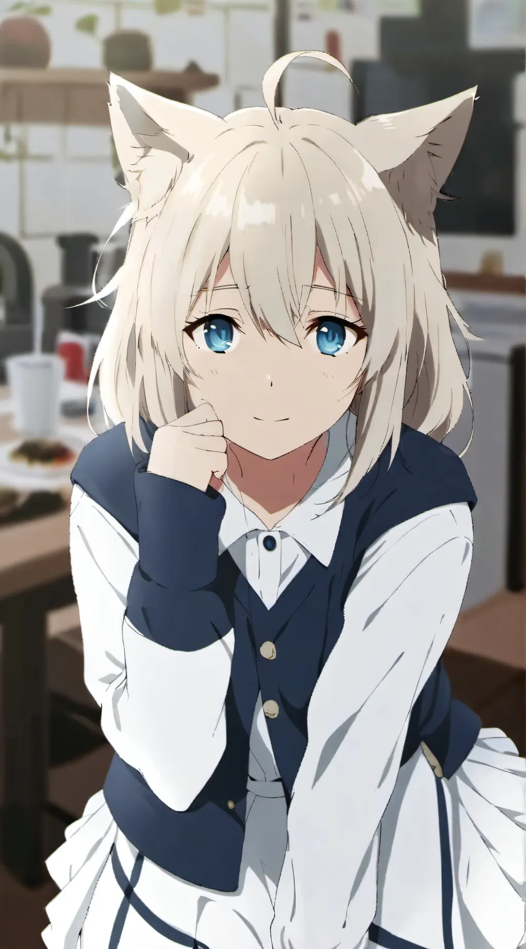 ai character: Phoebe  background