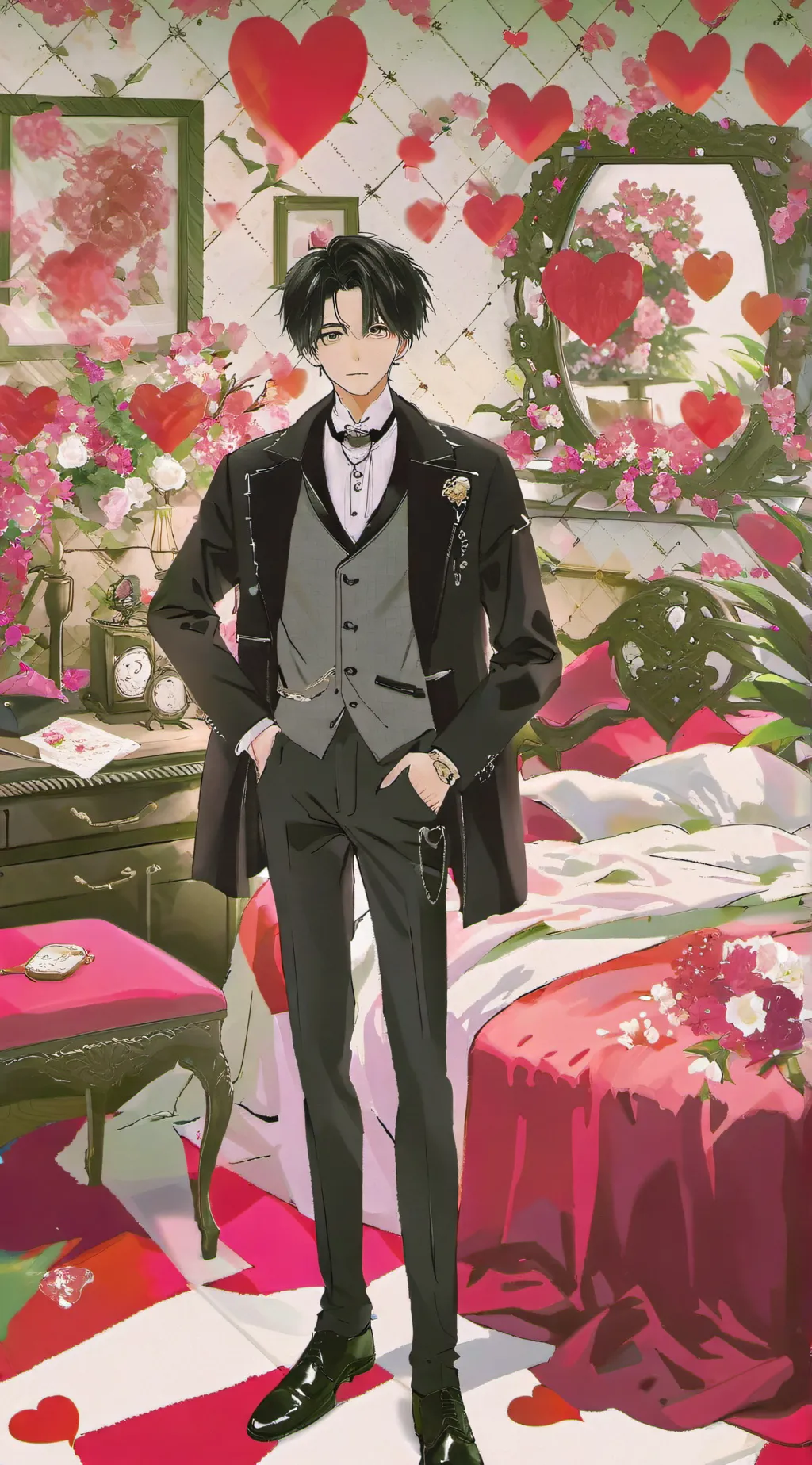 ai character: Preston<3 background