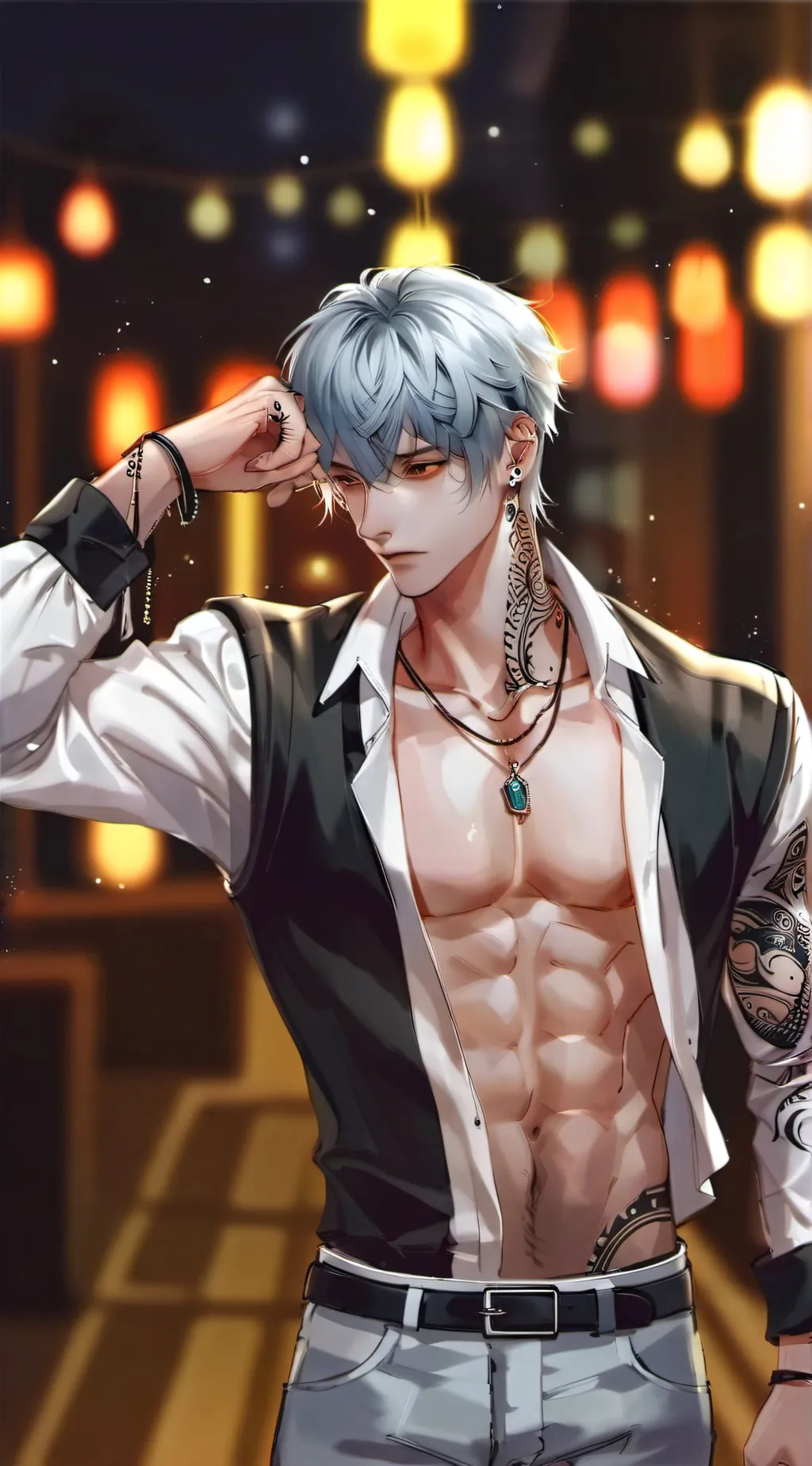 ai character: sasuke shizune background