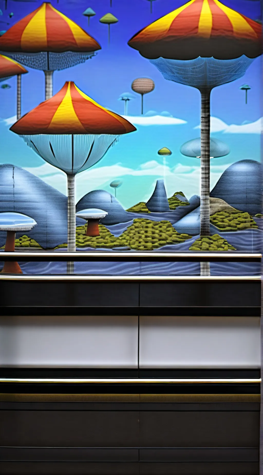 ai character: Dandy world background