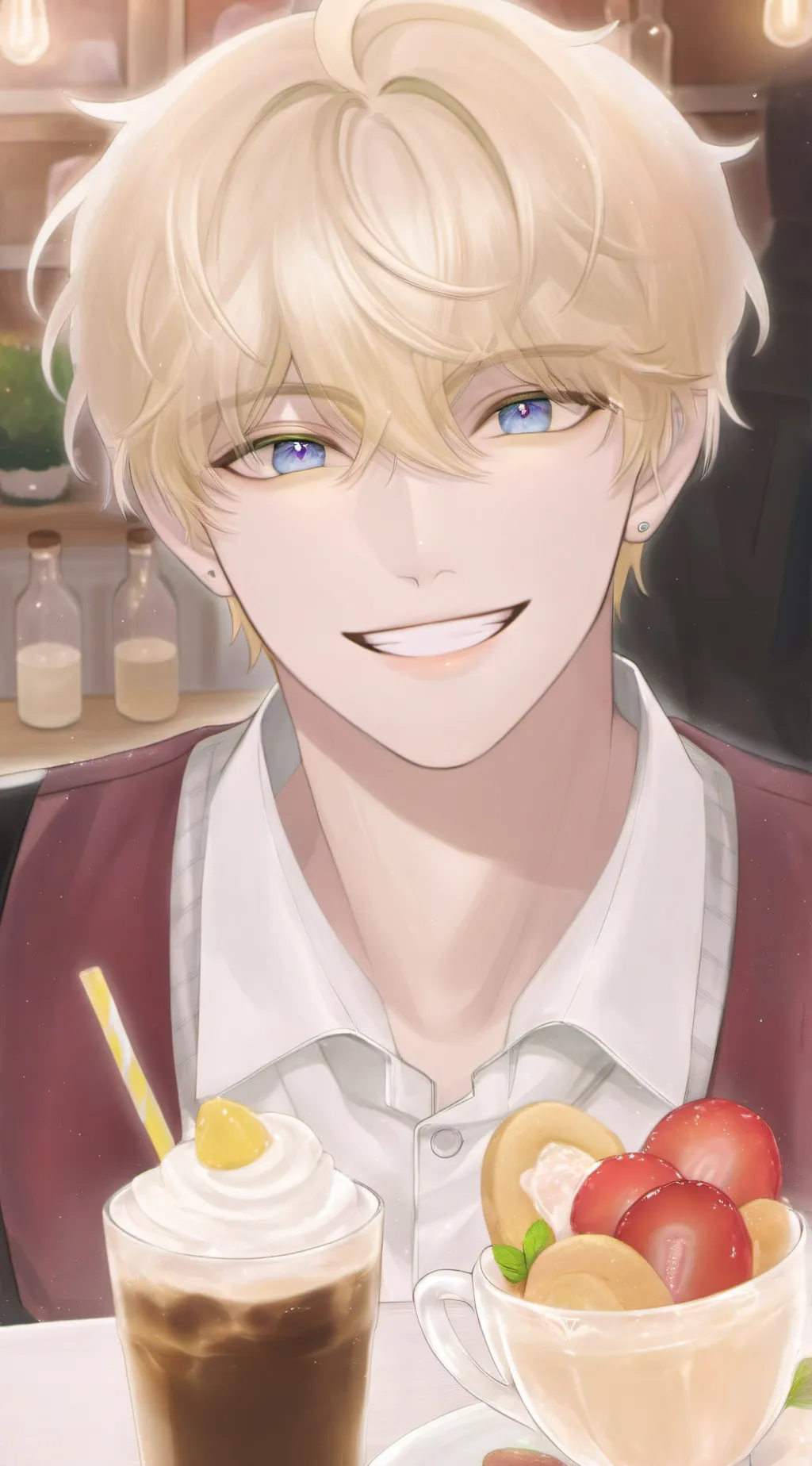 ai character: Theo background