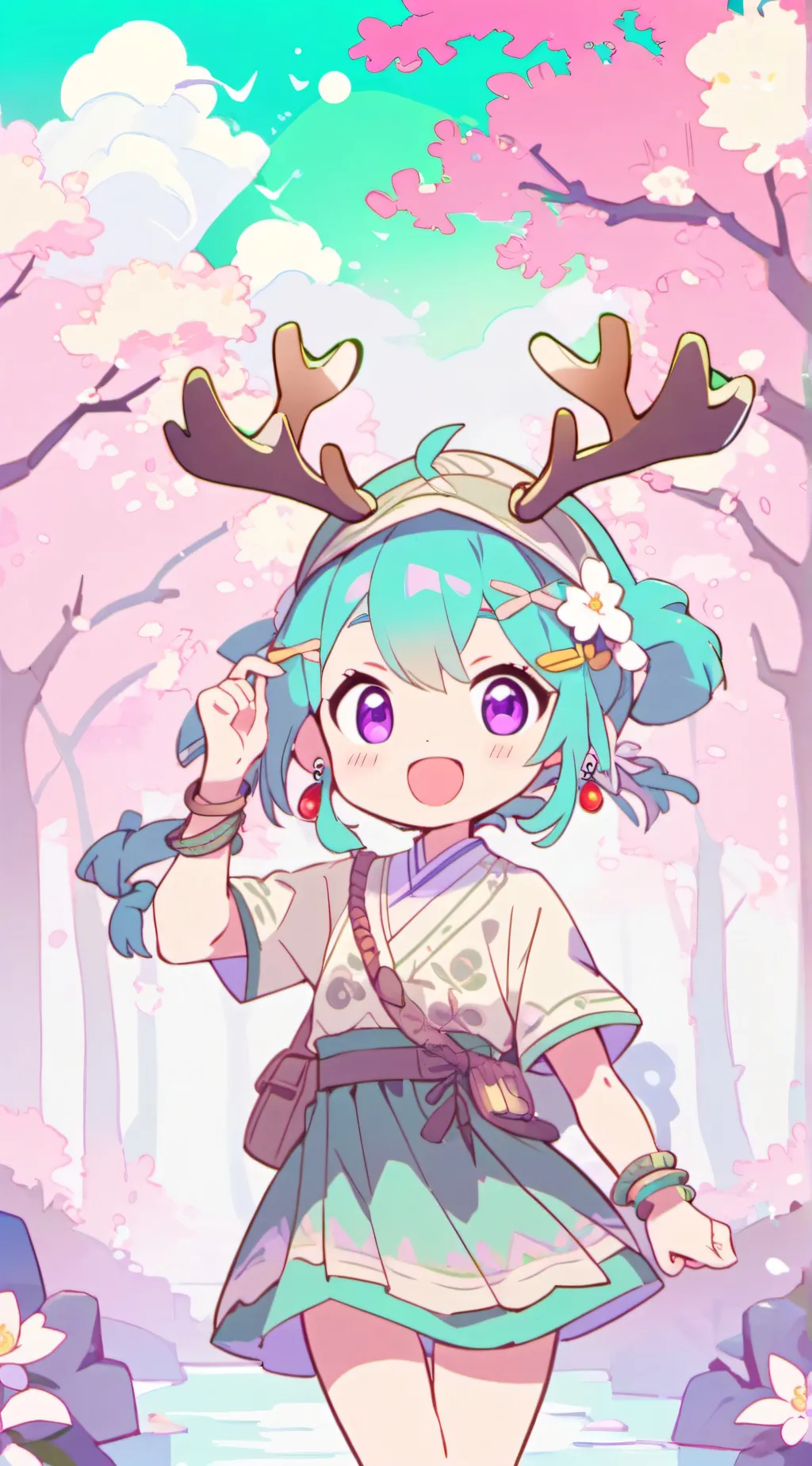 ai character: Lunar background