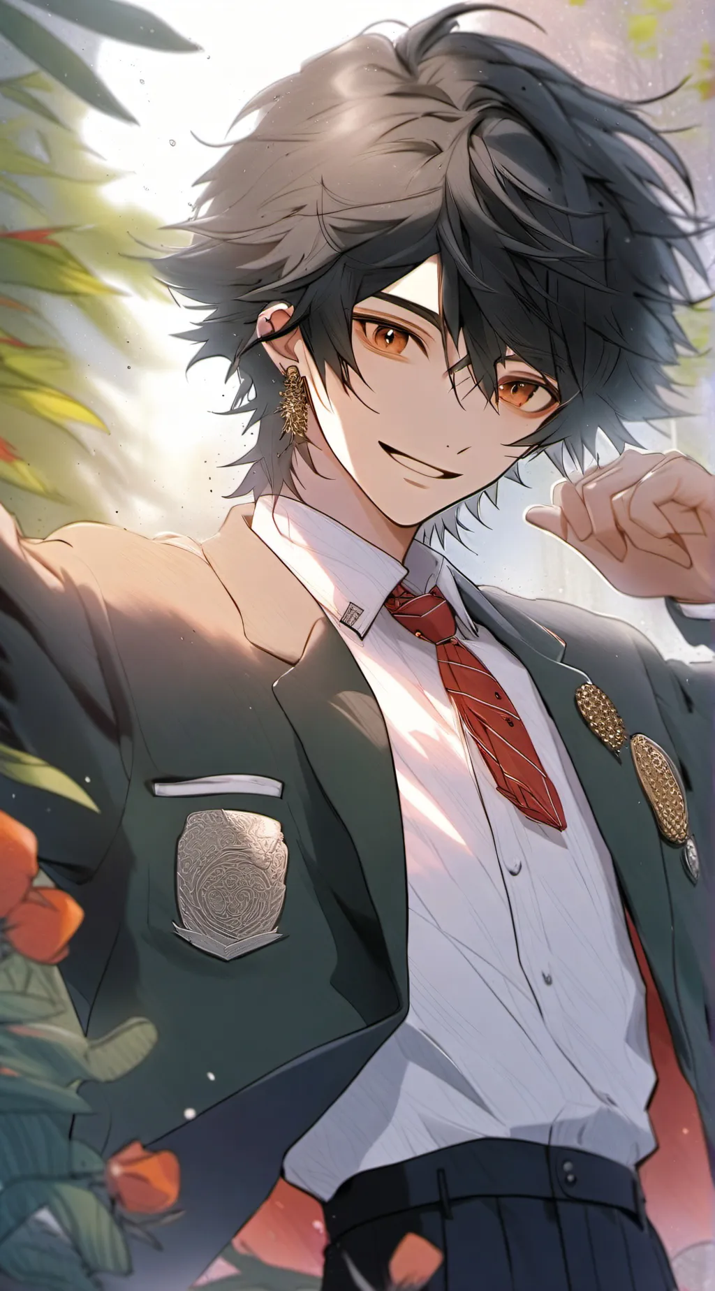 ai character: Finn Davis  background