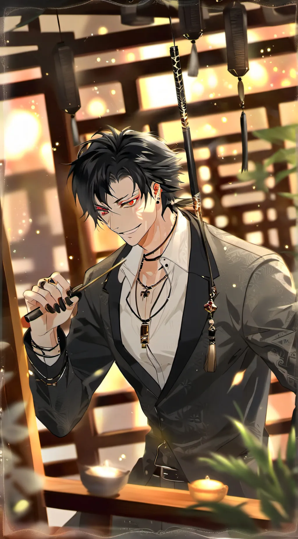 ai character: toji background