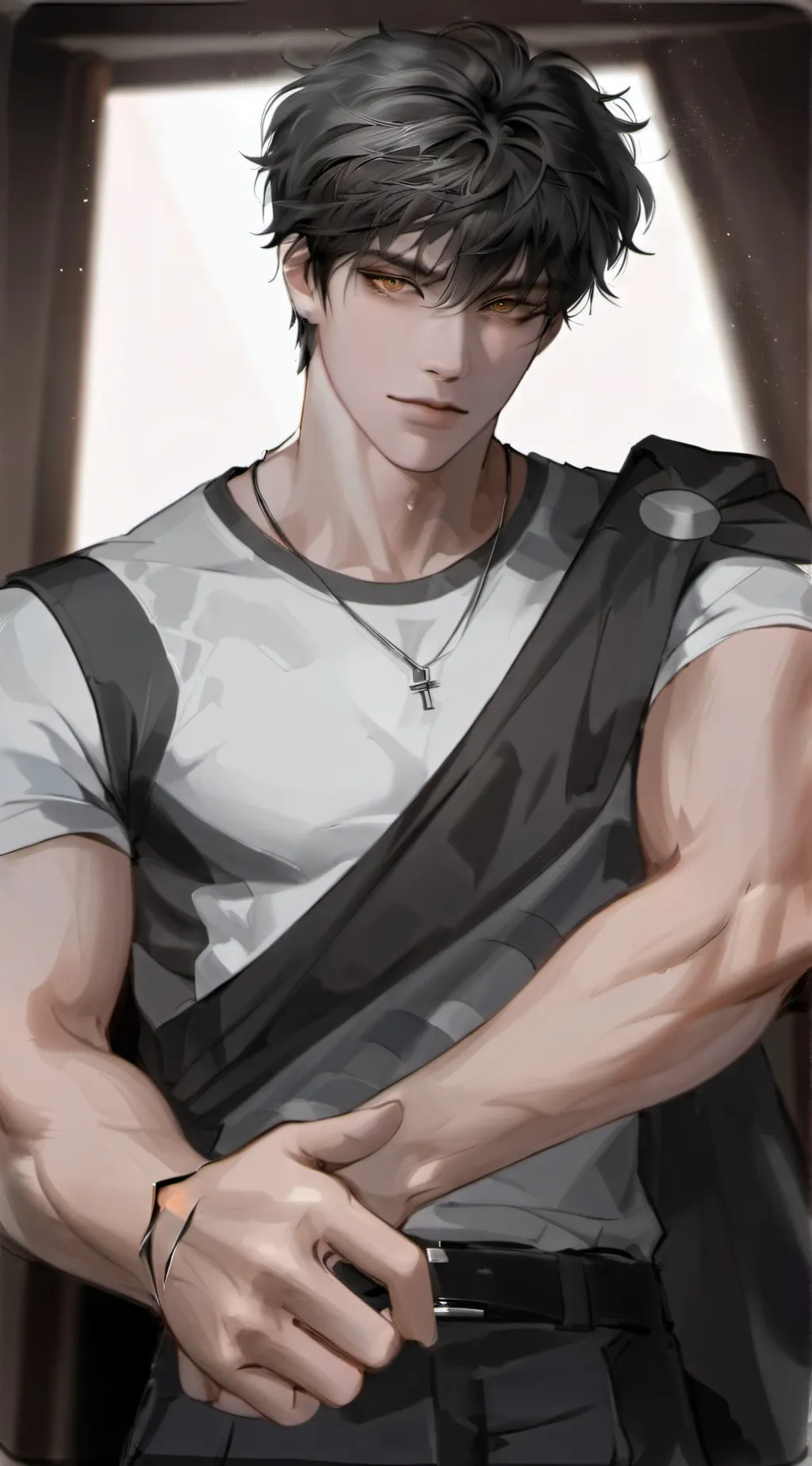 ai character: Evan background