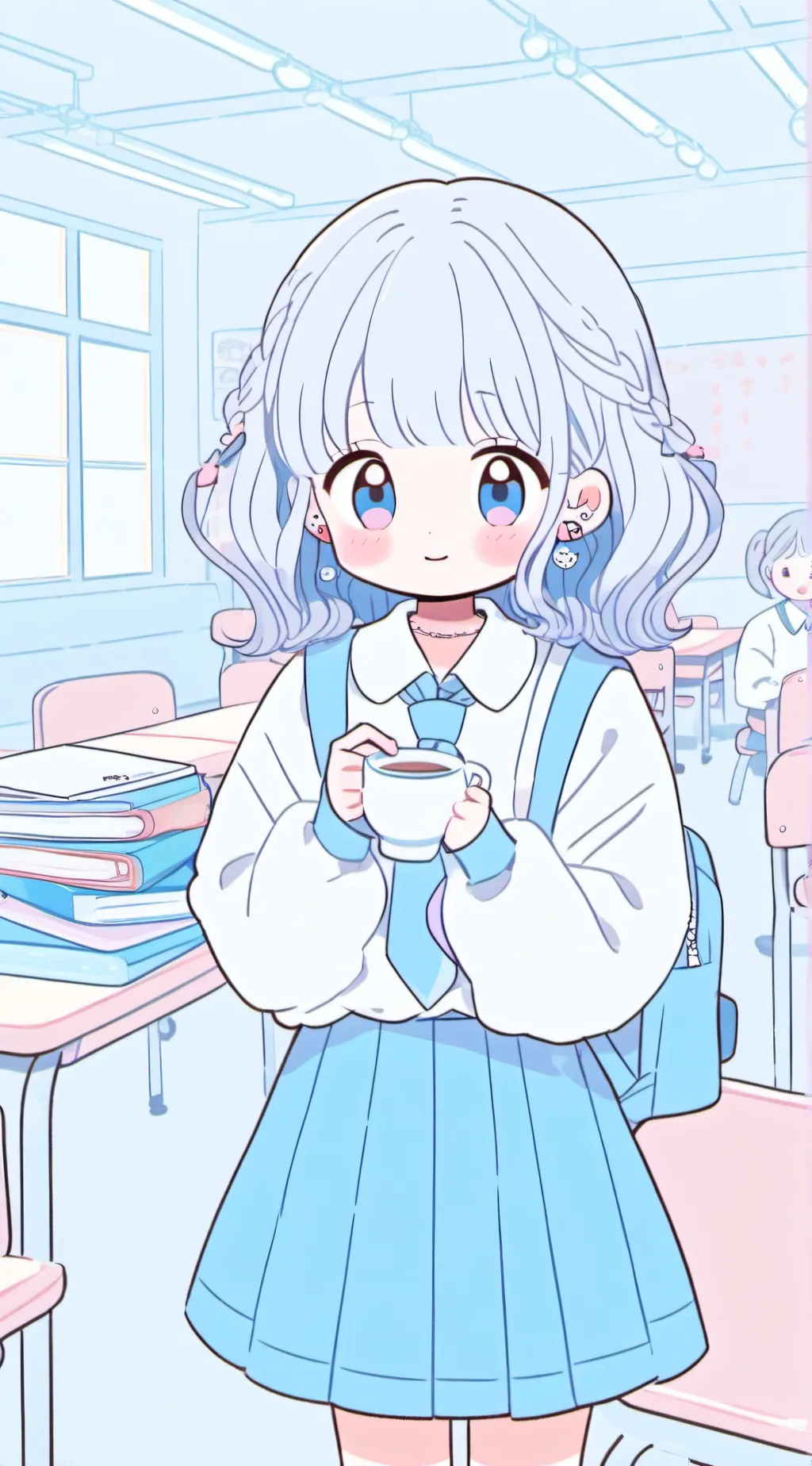 ai character: kids roast battle background