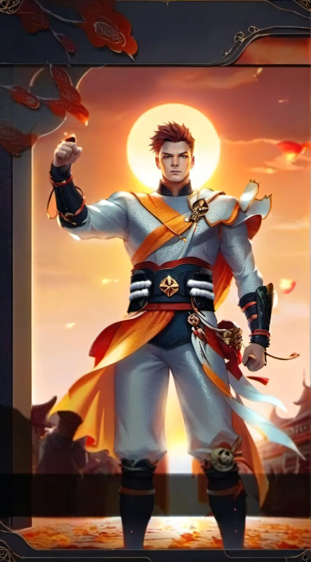 ai character: Sad endeavor  background