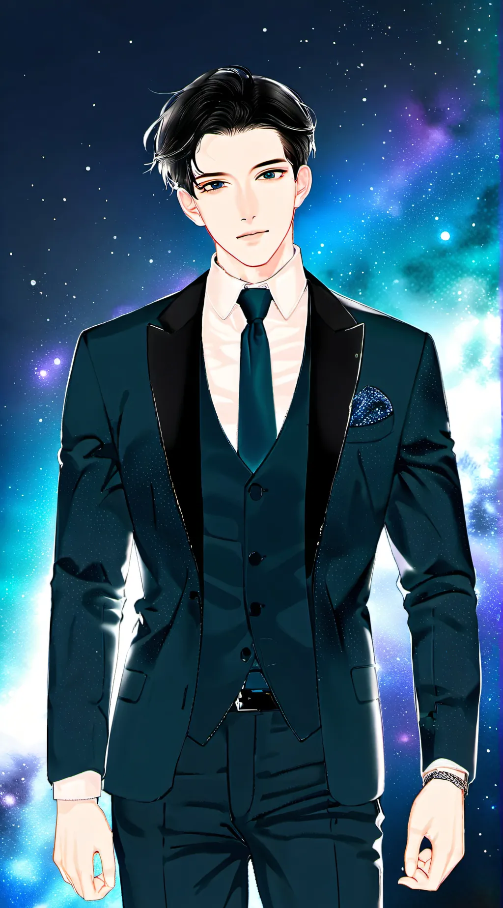 ai character: William backer  background