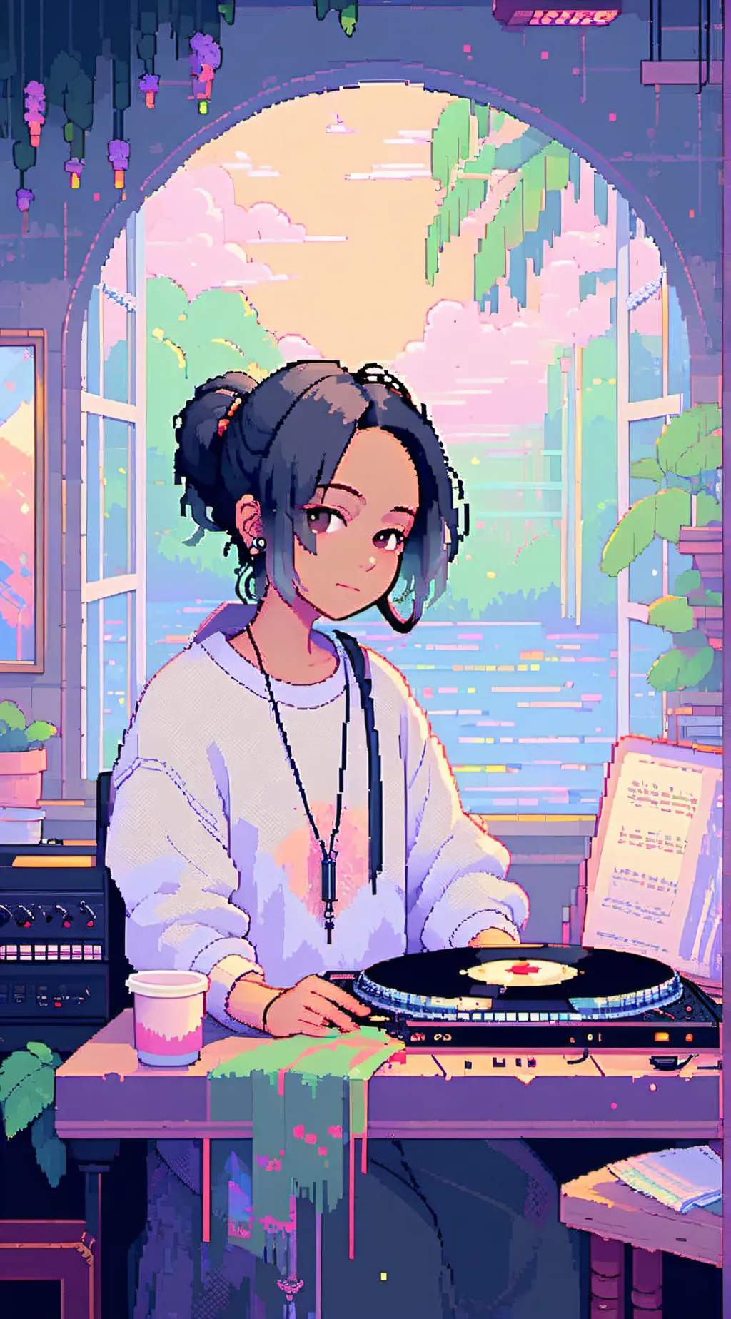 ai character: Mileishca  background