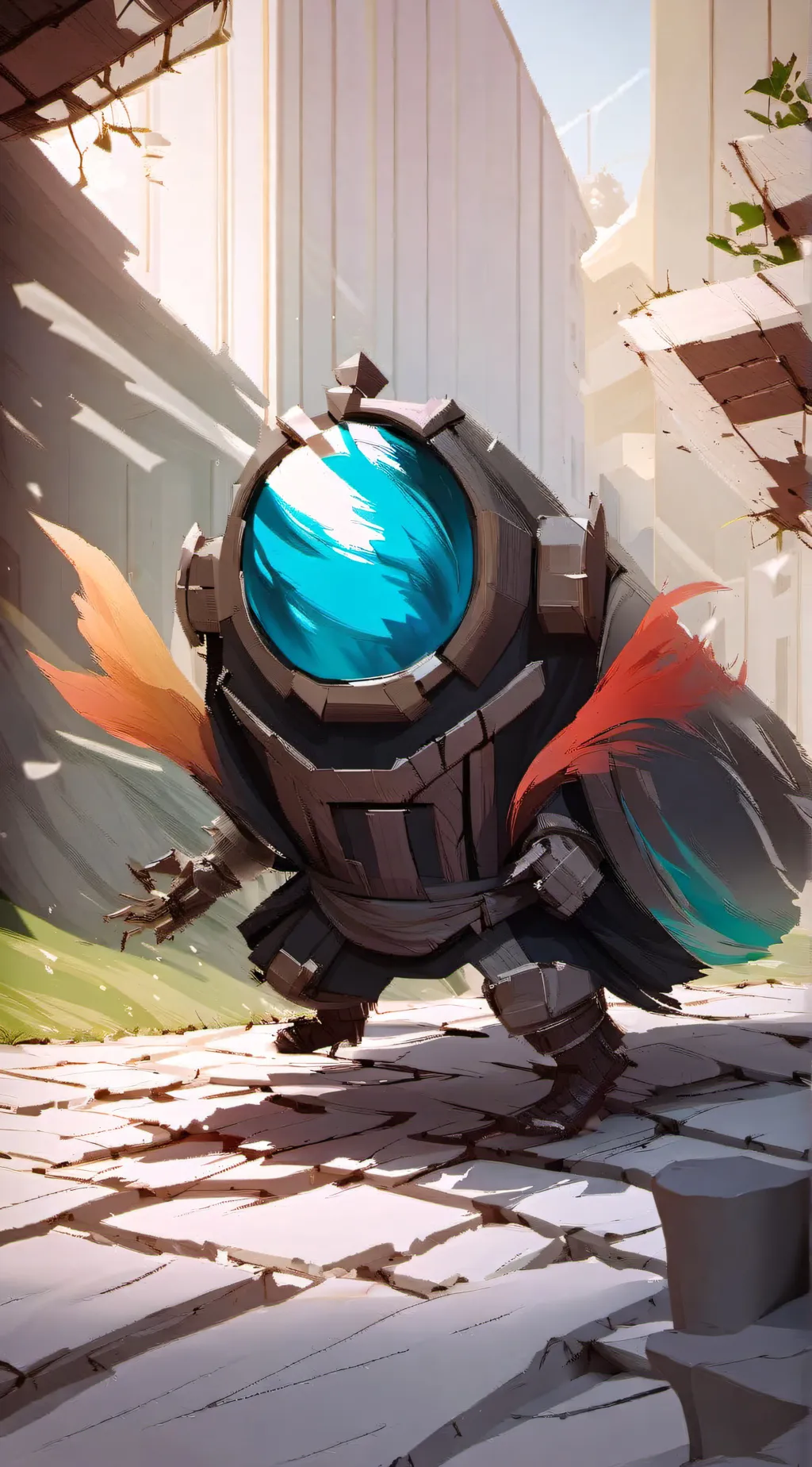 ai character: titans speaker man background