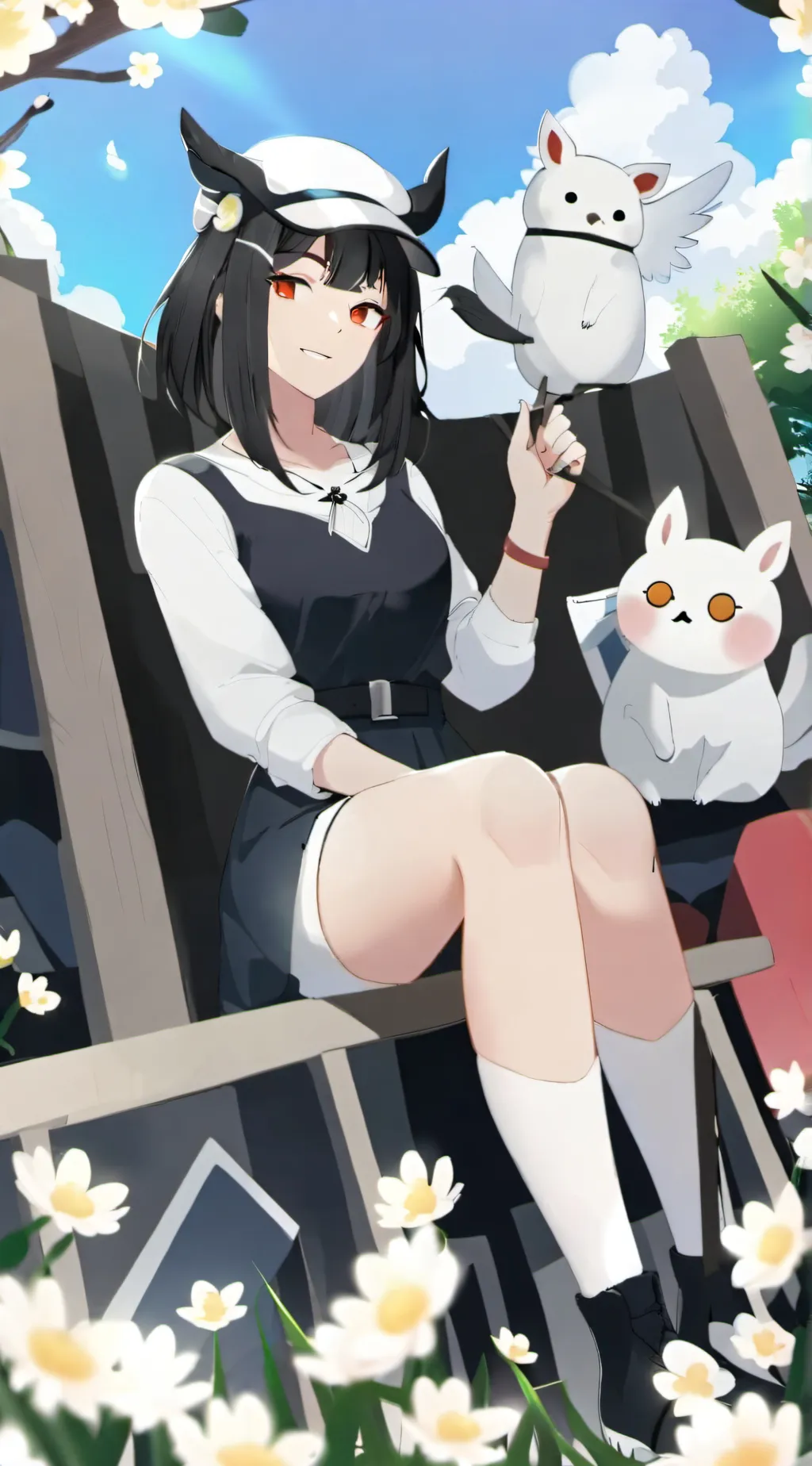 ai character: kat background