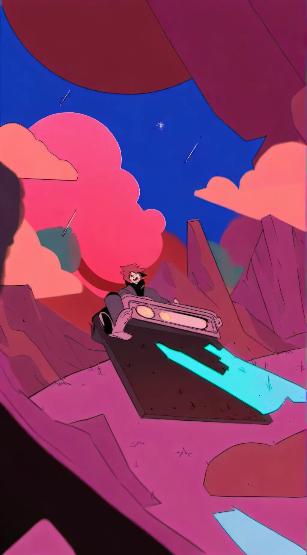 ai character: radiostatic  background