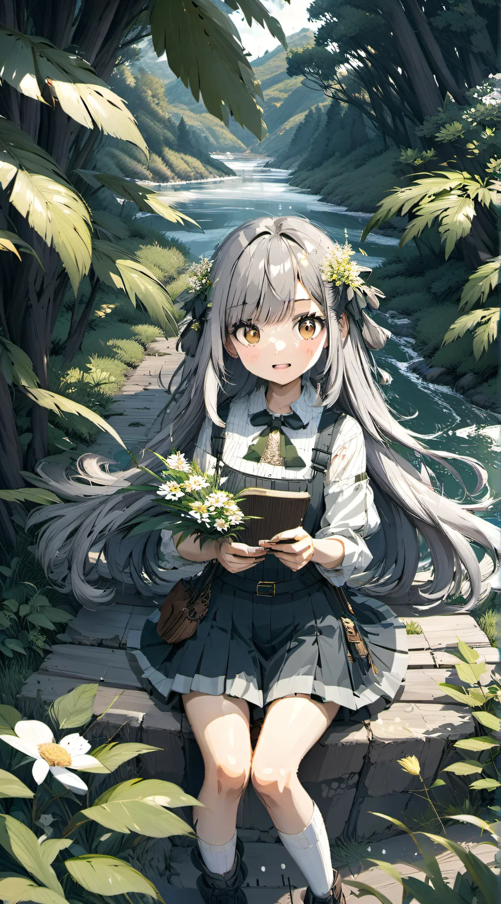 ai character: Lilly background