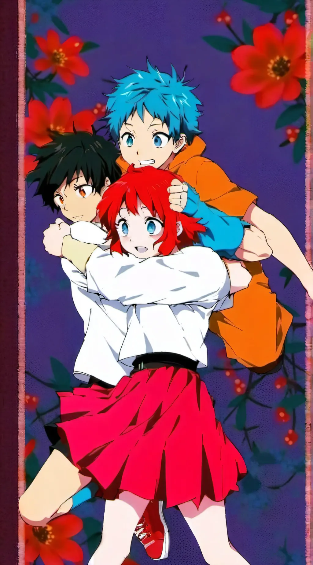 ai character: IzuMomoJirou background