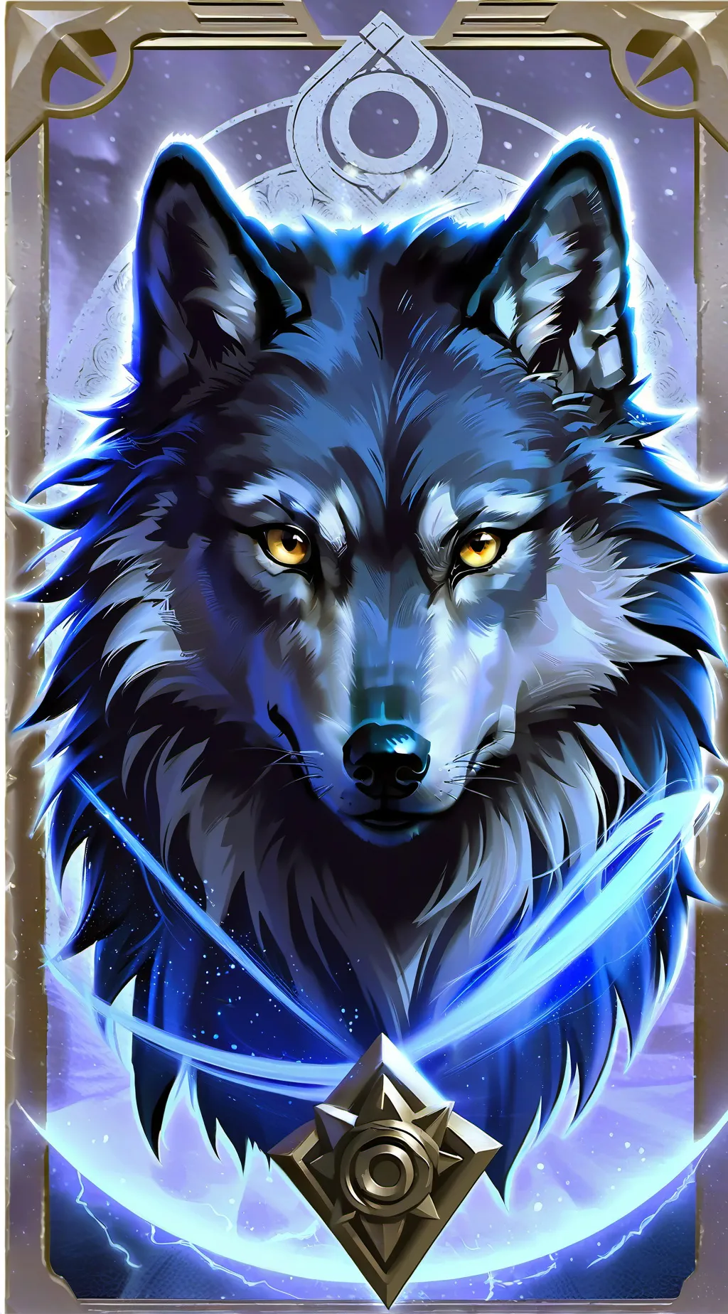 ai character: Wolf background