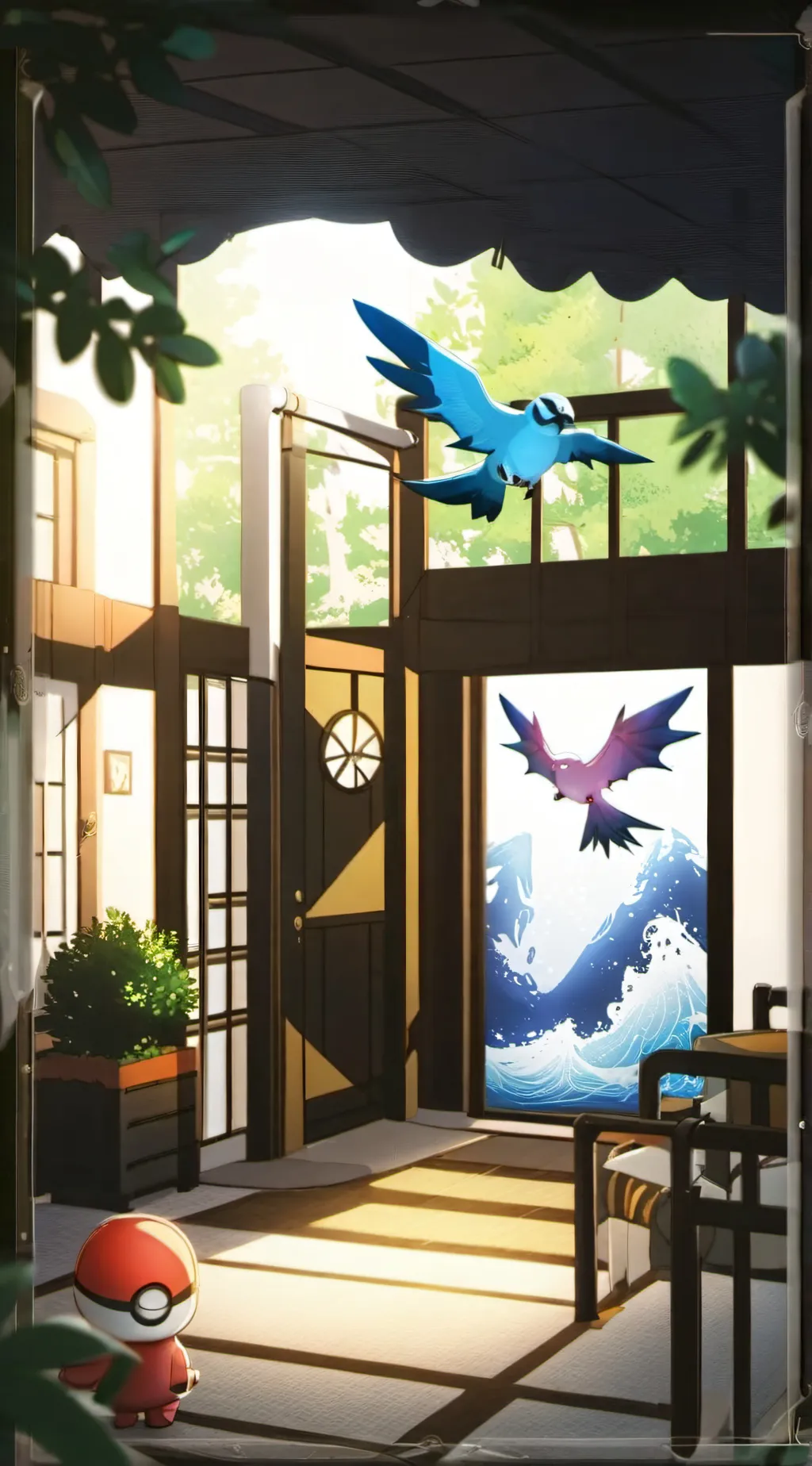 ai character: Friend group  background