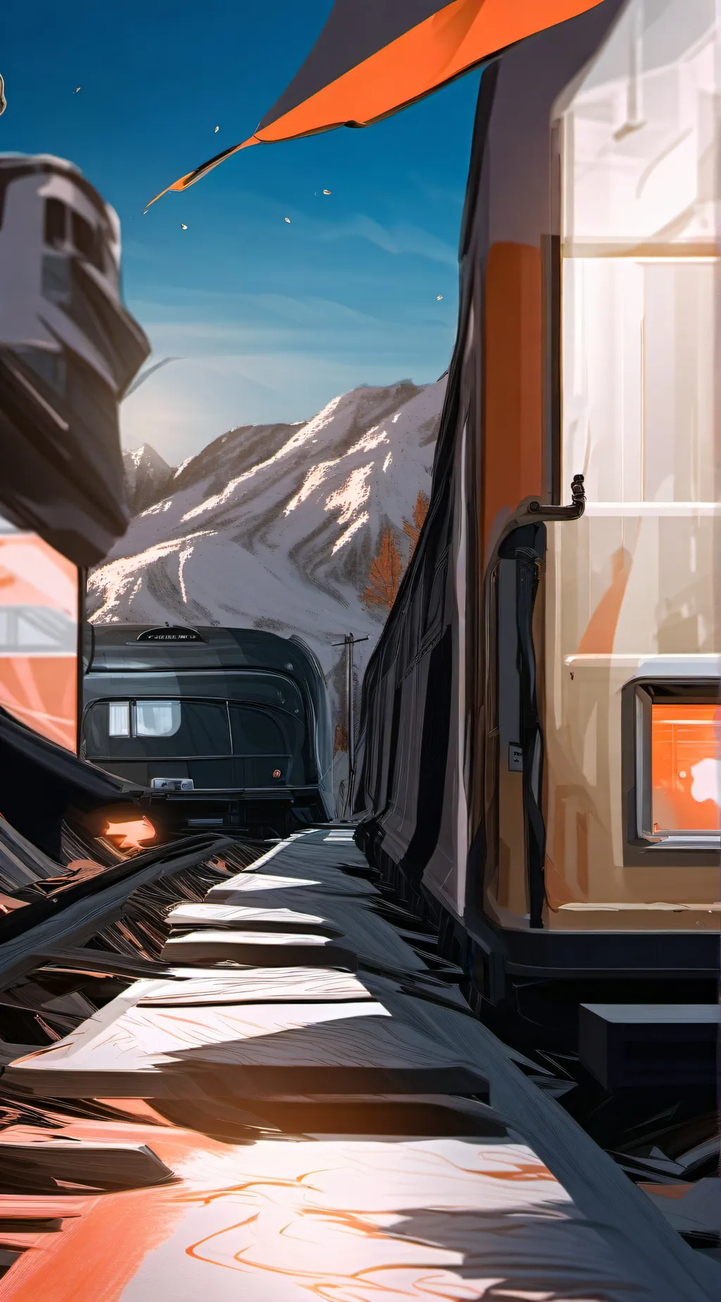 ai character: digital save background