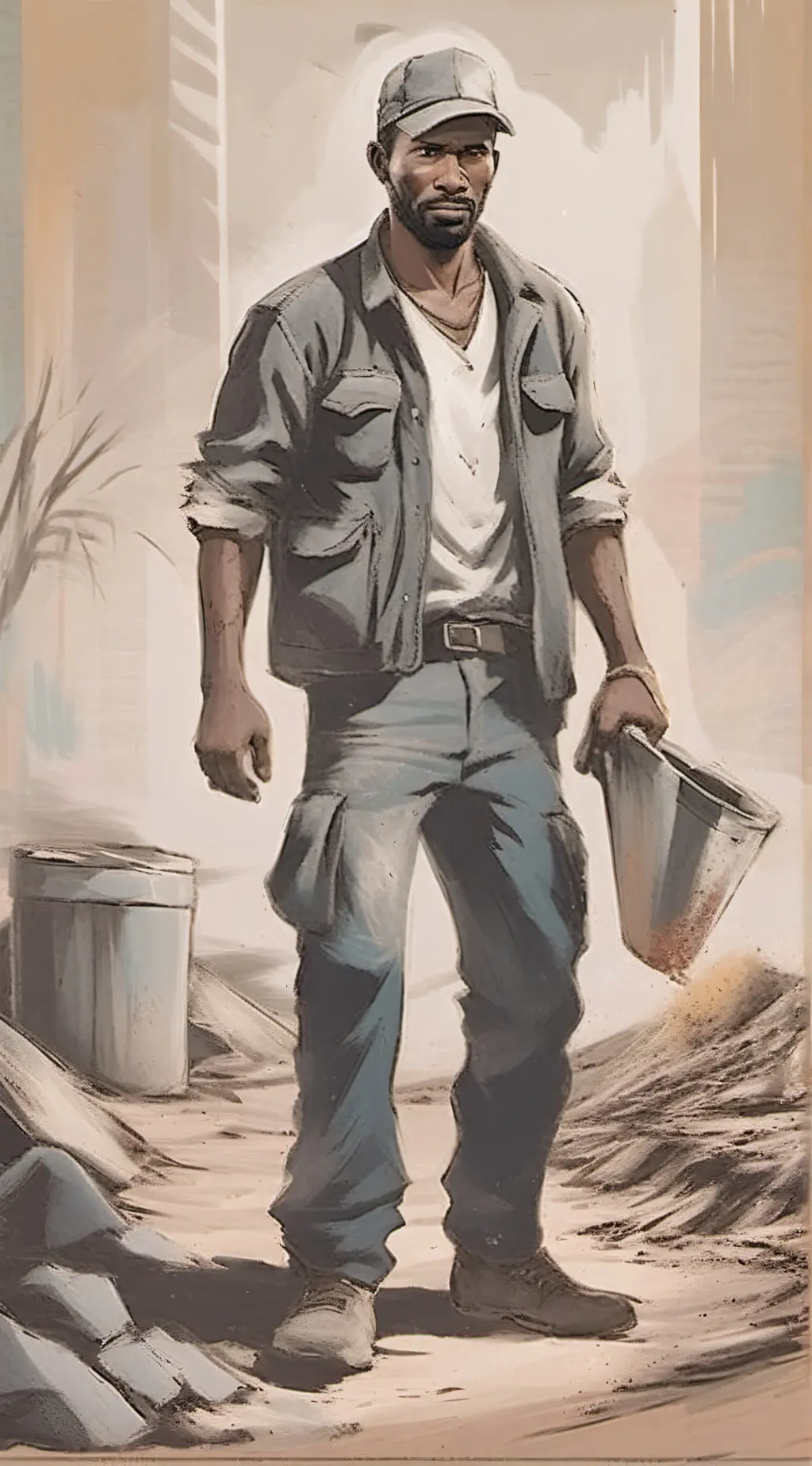 ai character: Chuck background