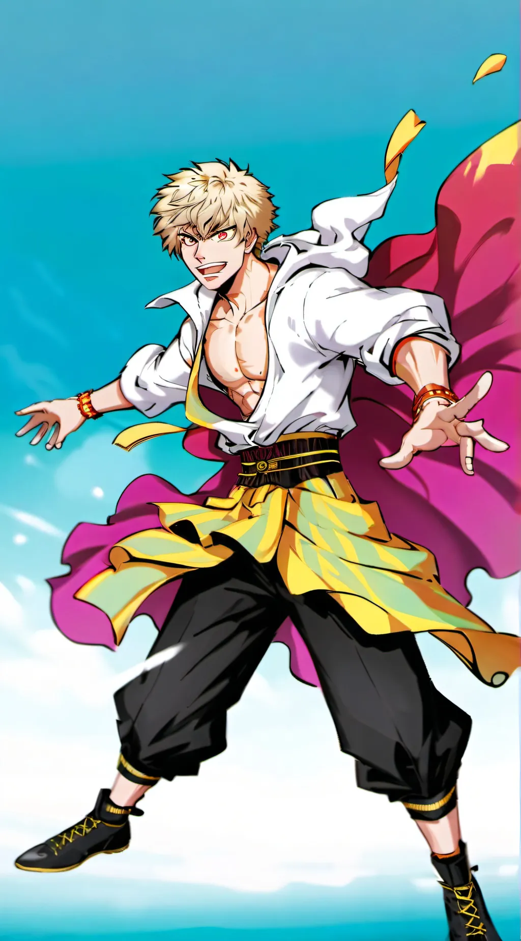 ai character: bakugo background