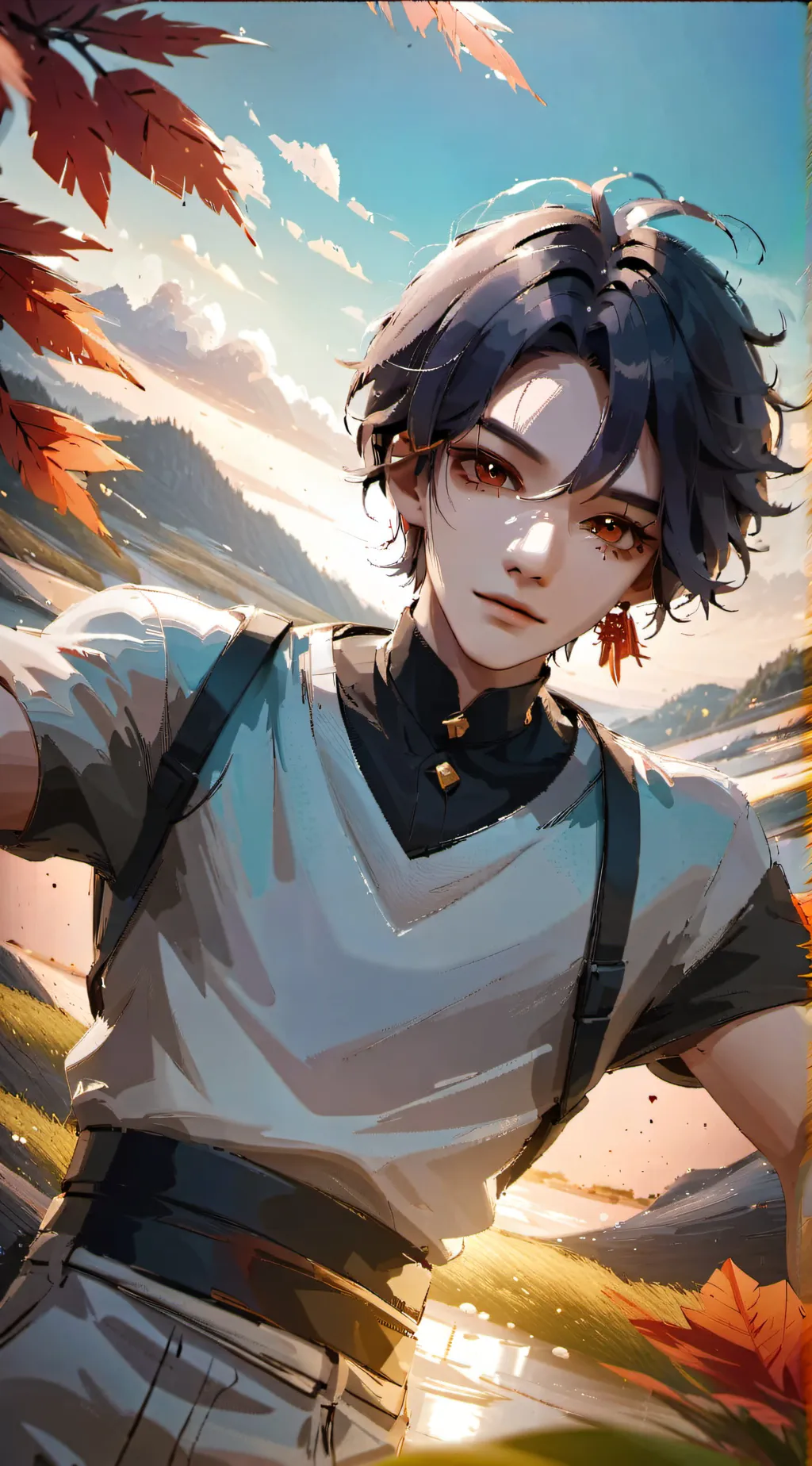 ai character: ￼ Lucas ￼ background