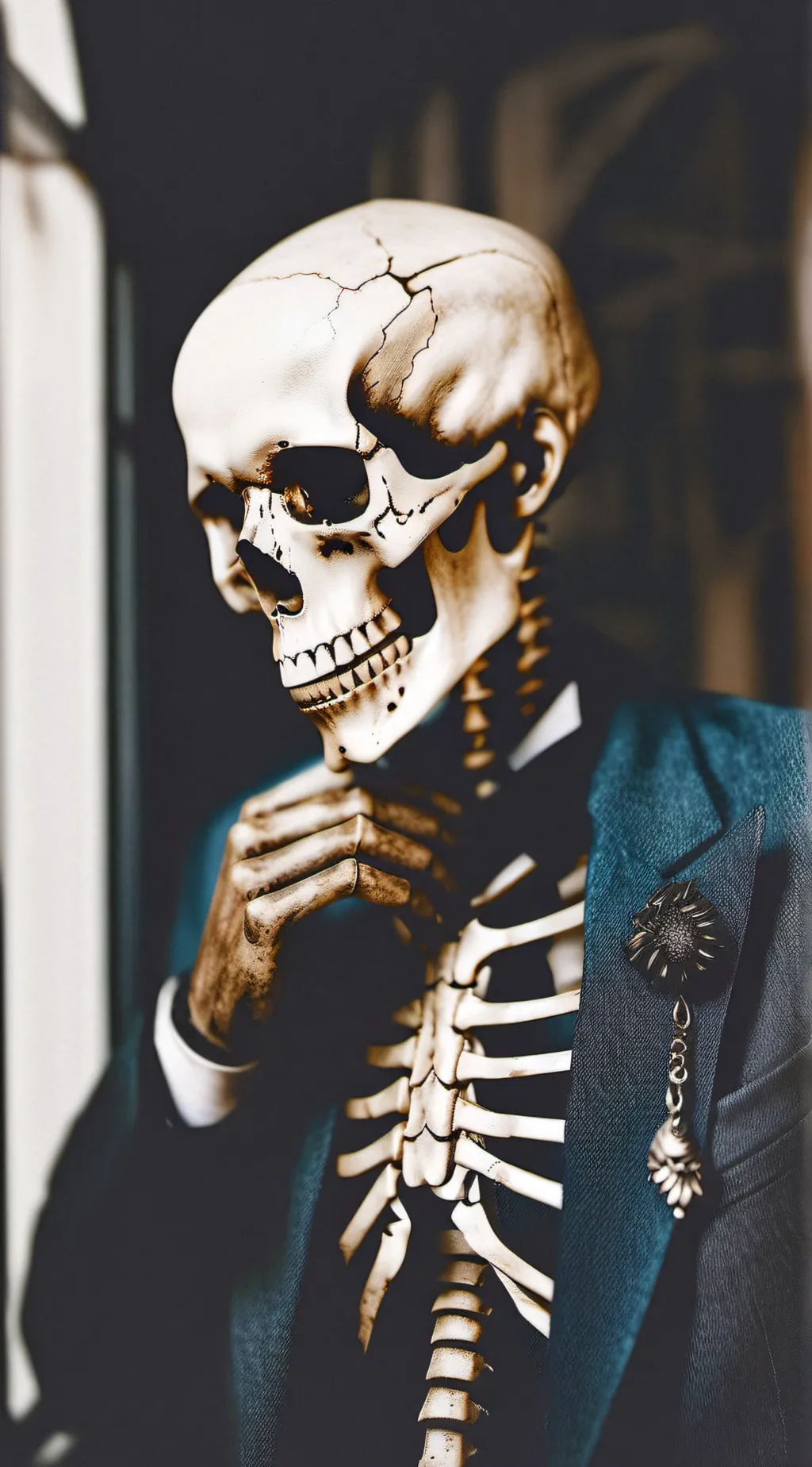 ai character: skelly background