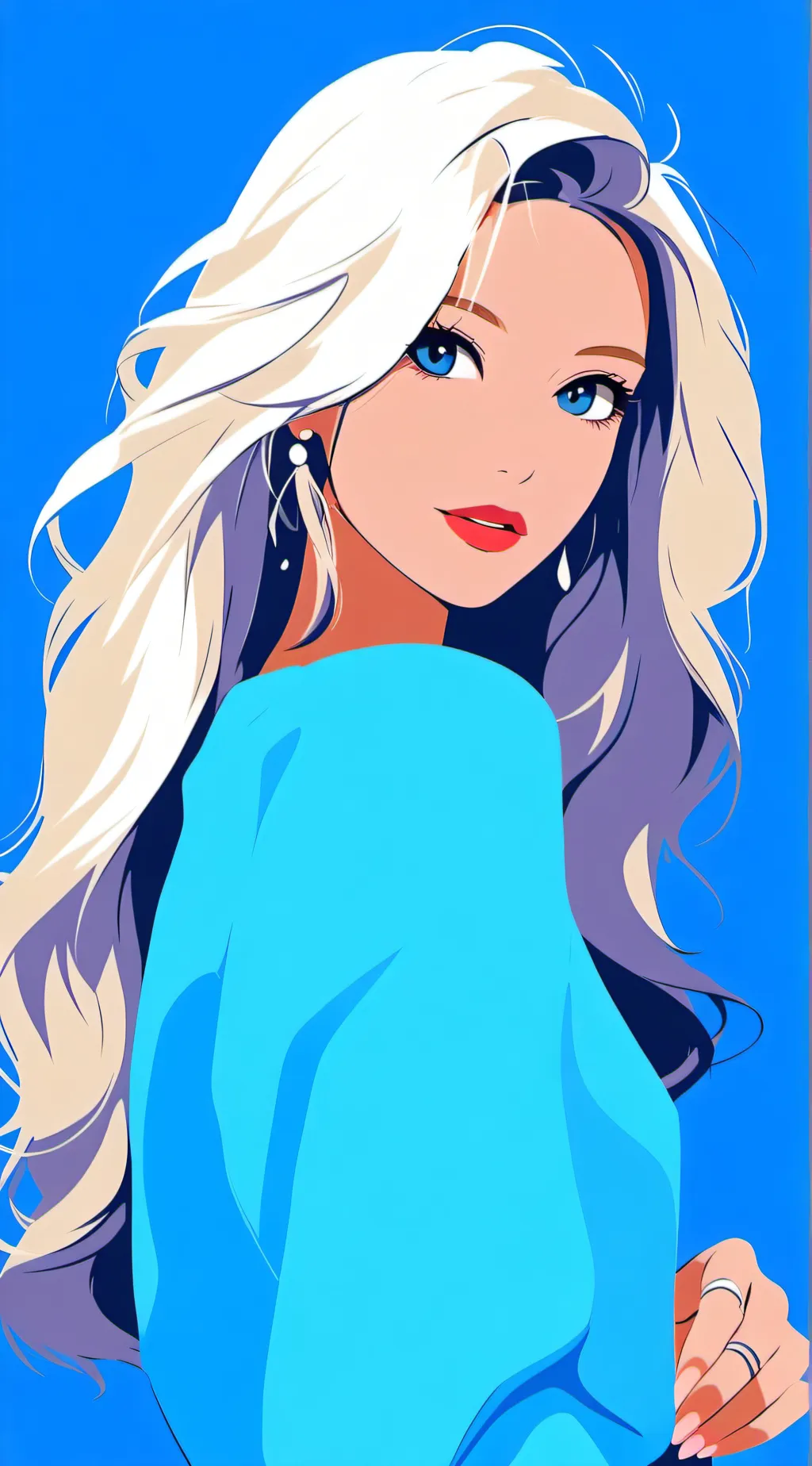 ai character: Lilly background