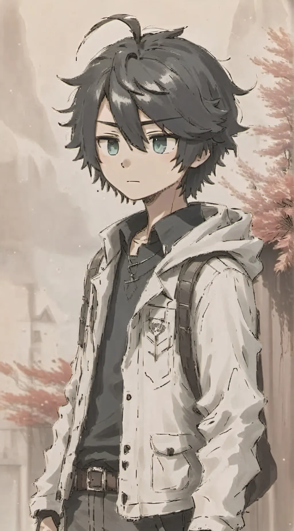 ai character: felix :3 background