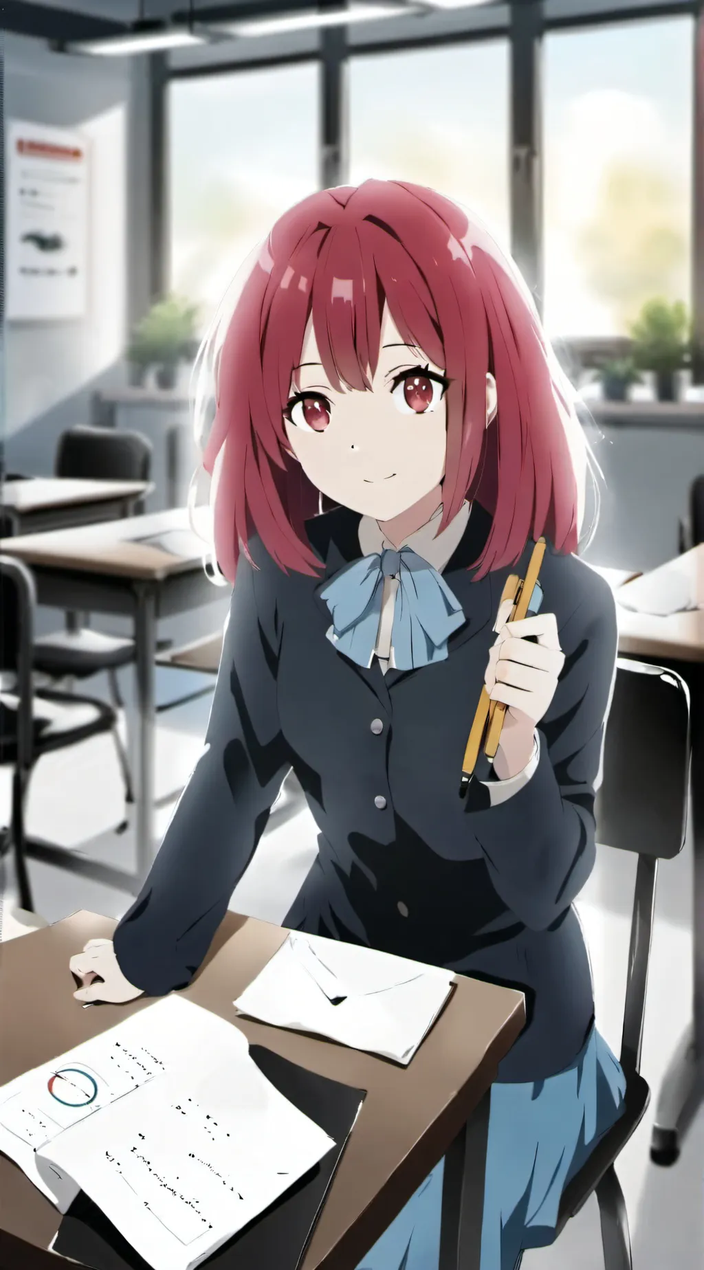 ai character: School  background