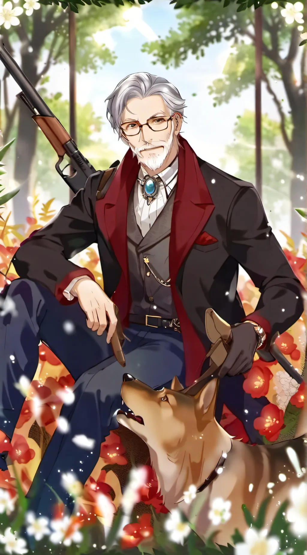 ai character: arnold  background