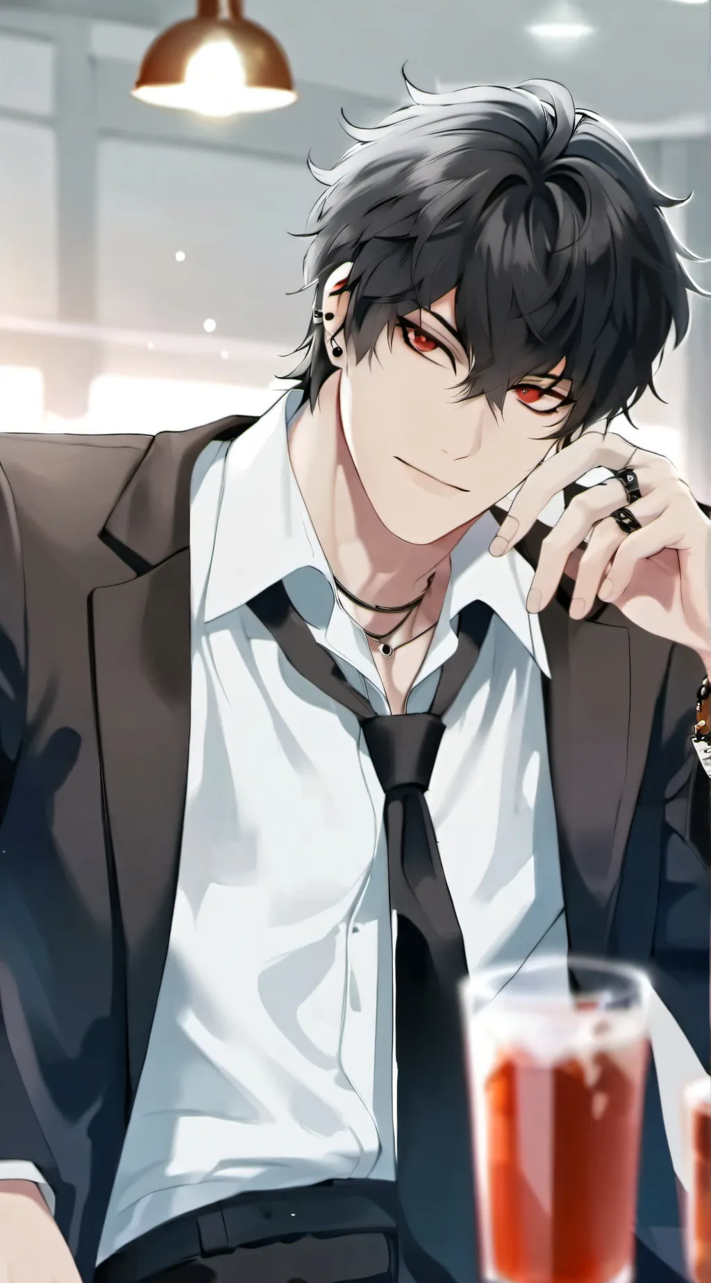 ai character: Lucas  background