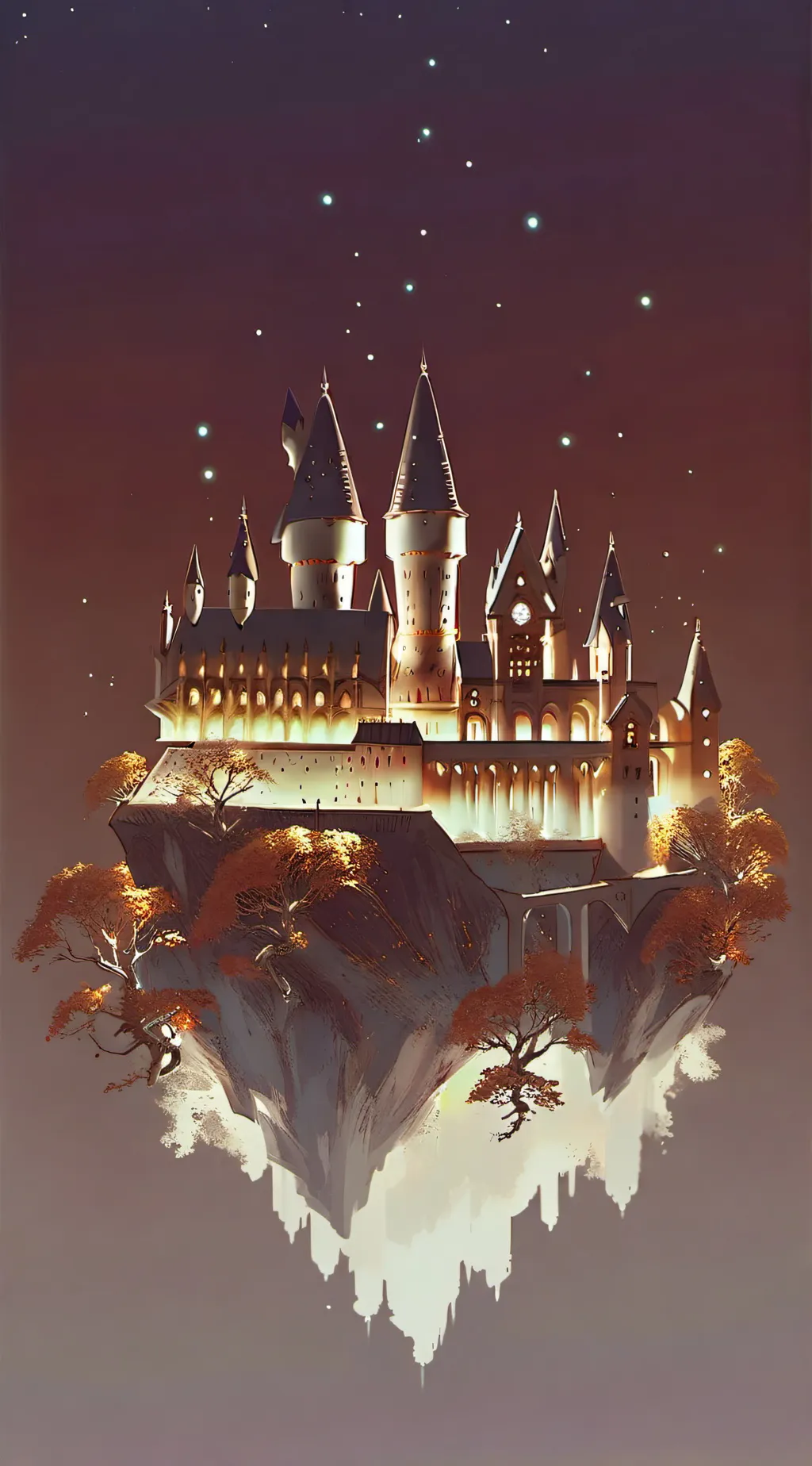ai character: Hogwarts(123) background