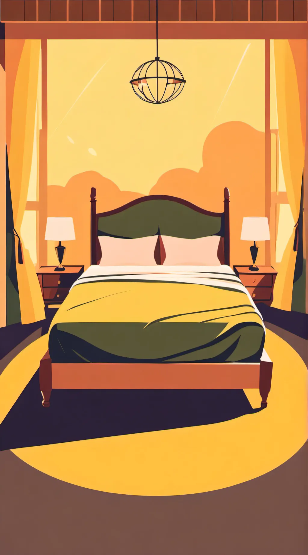 ai character: Bedroom  background