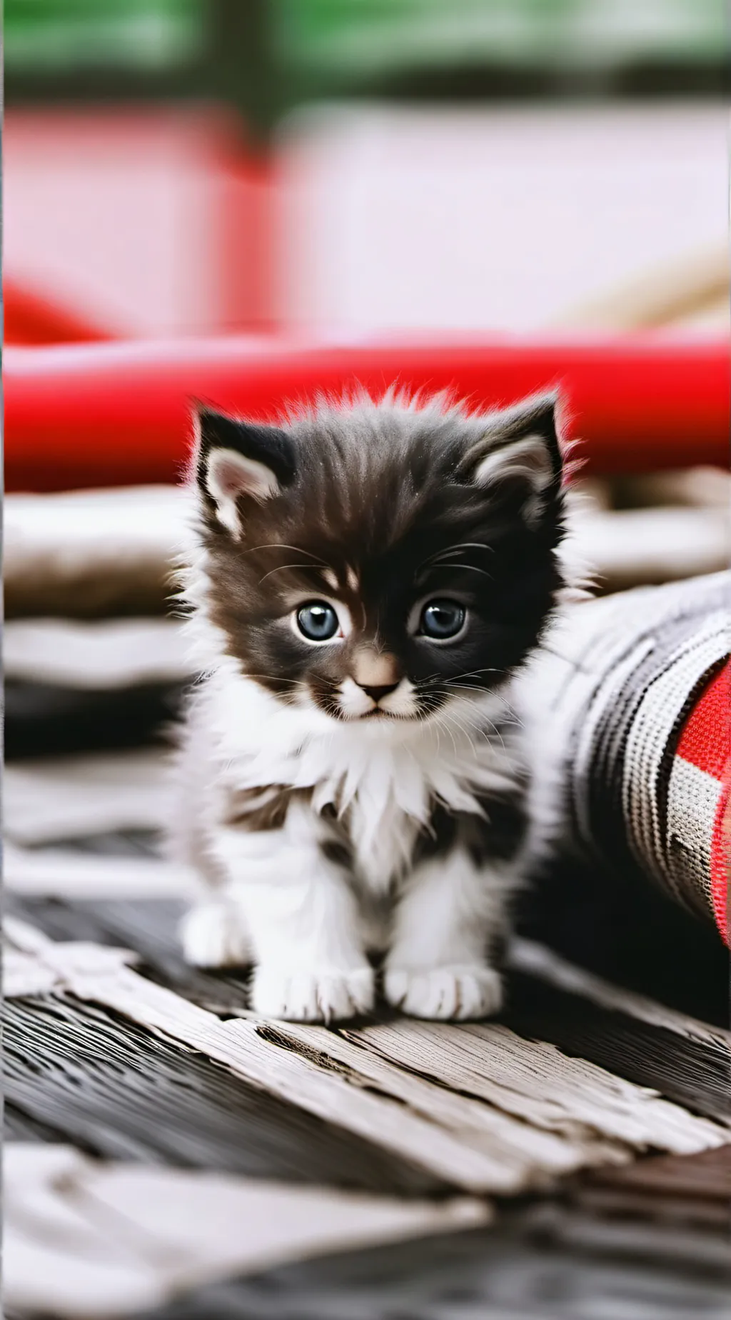 ai character: Small kitten background