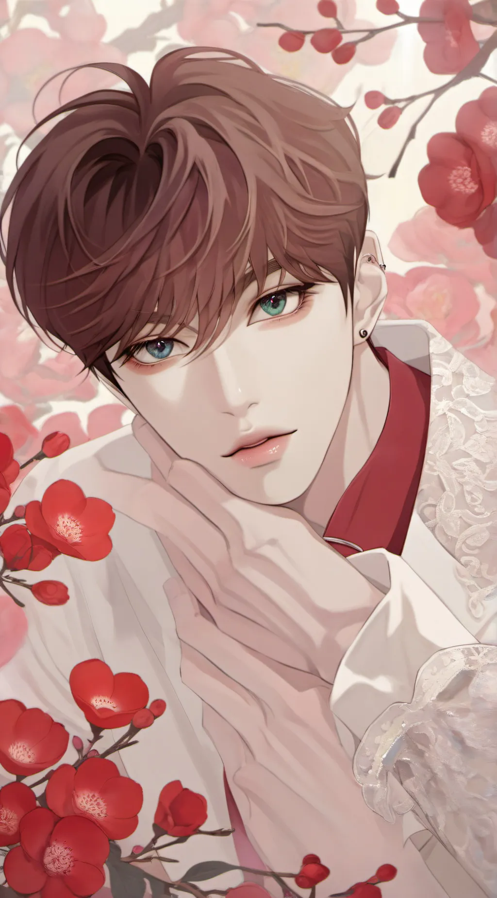 ai character: Enhypen perfume  background