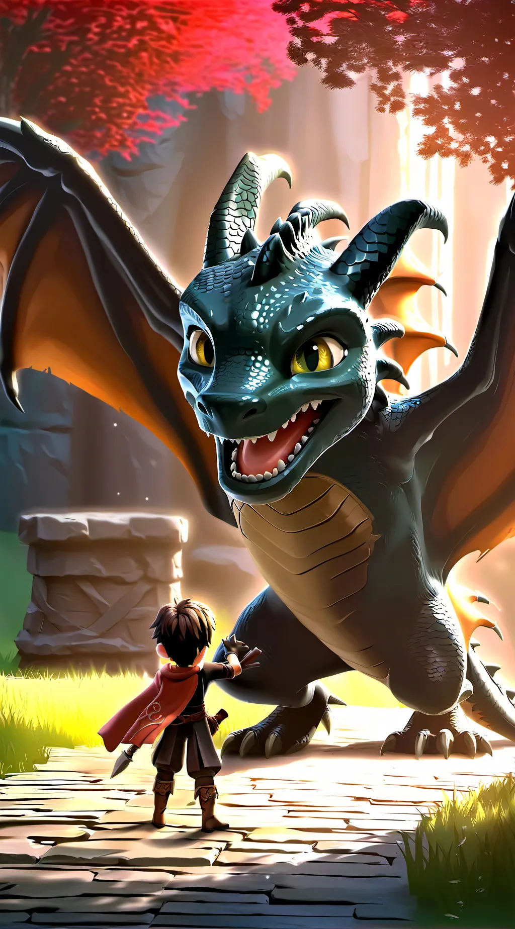 ai character: HTTYD background