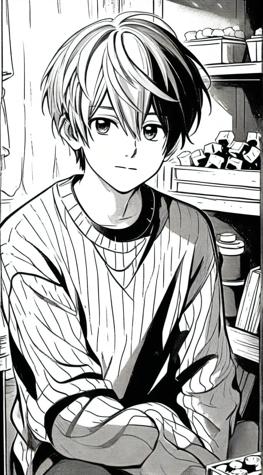 ai character: Bakugo background