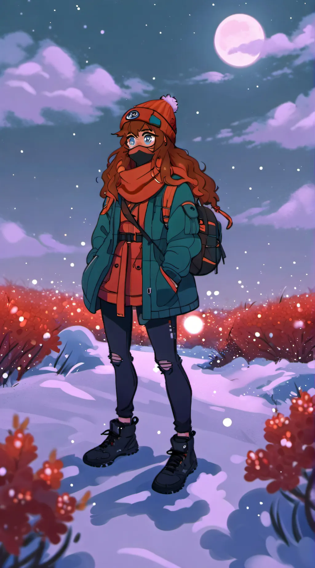 ai character: Fiona Afton background