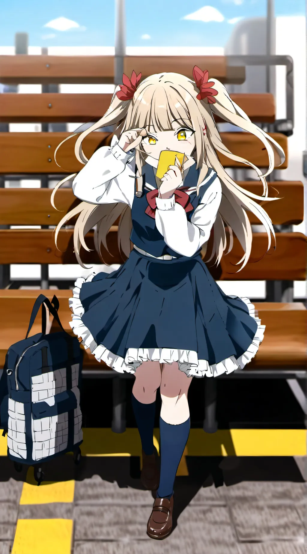 ai character: Toga background