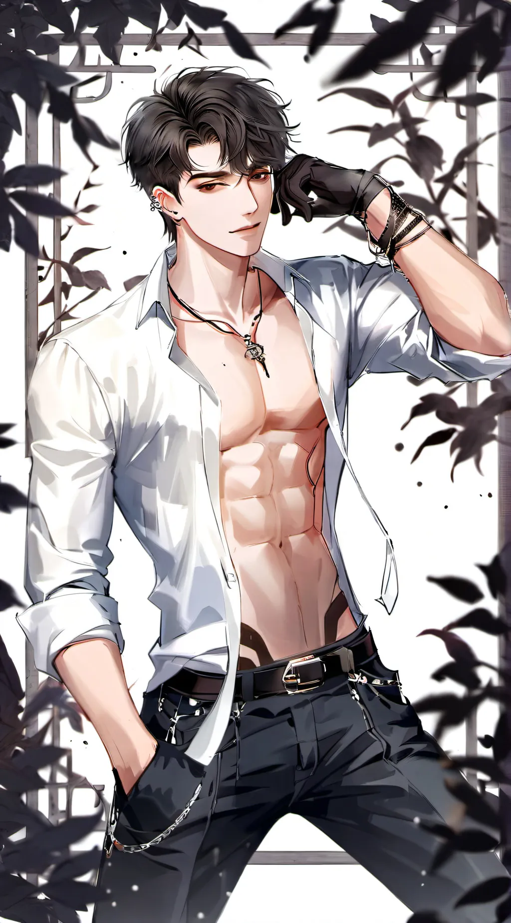 ai character: ♡~Xavier~♡￼ background