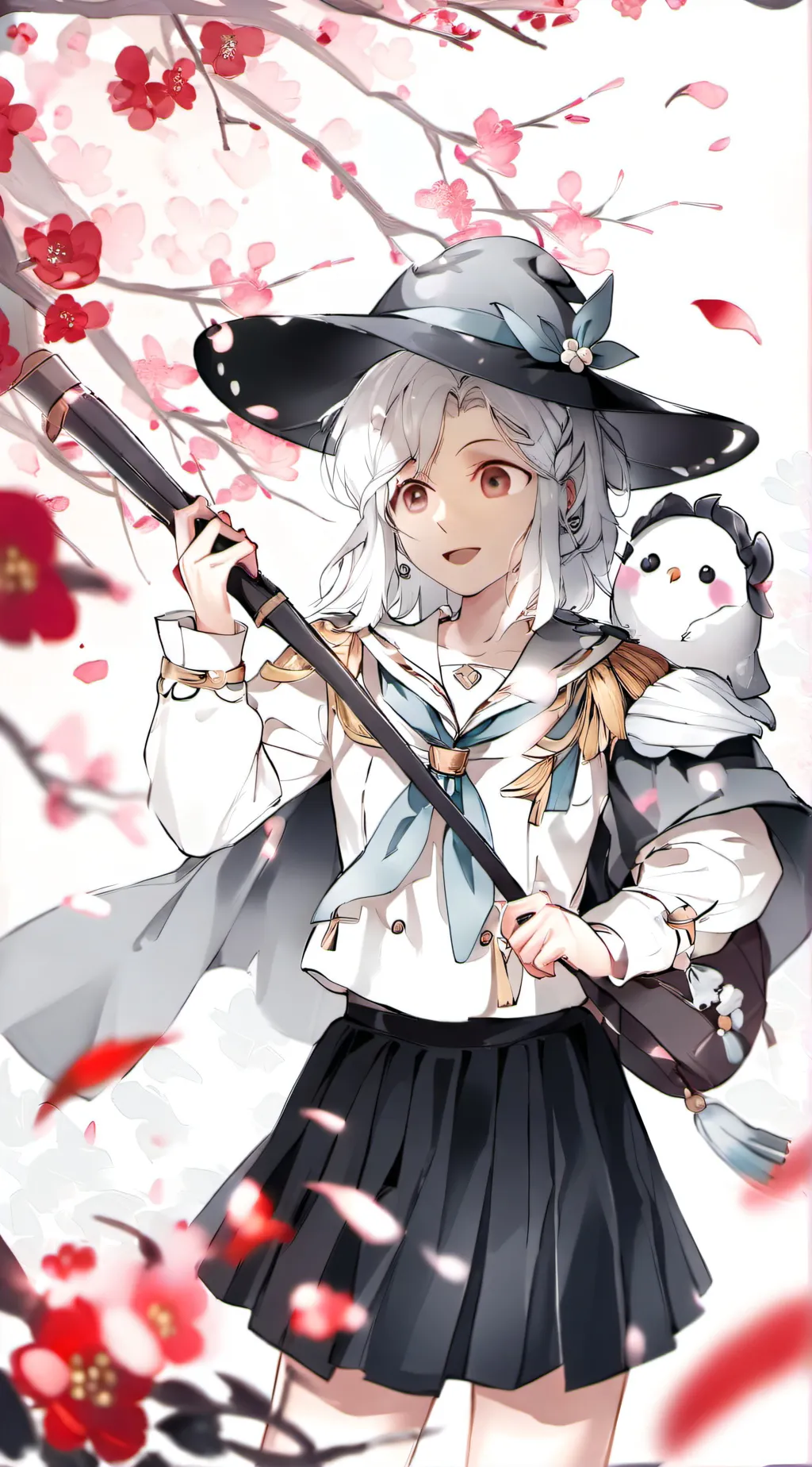 ai character: Anime background