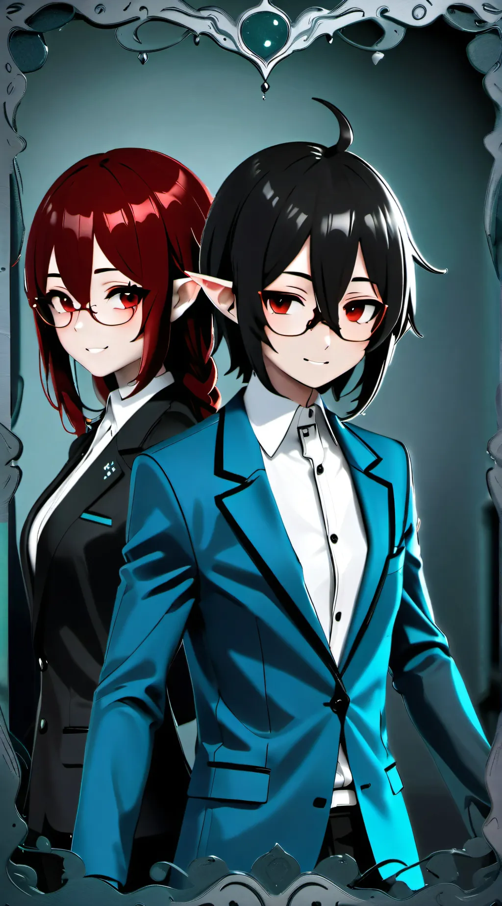 ai character: amy and olive background